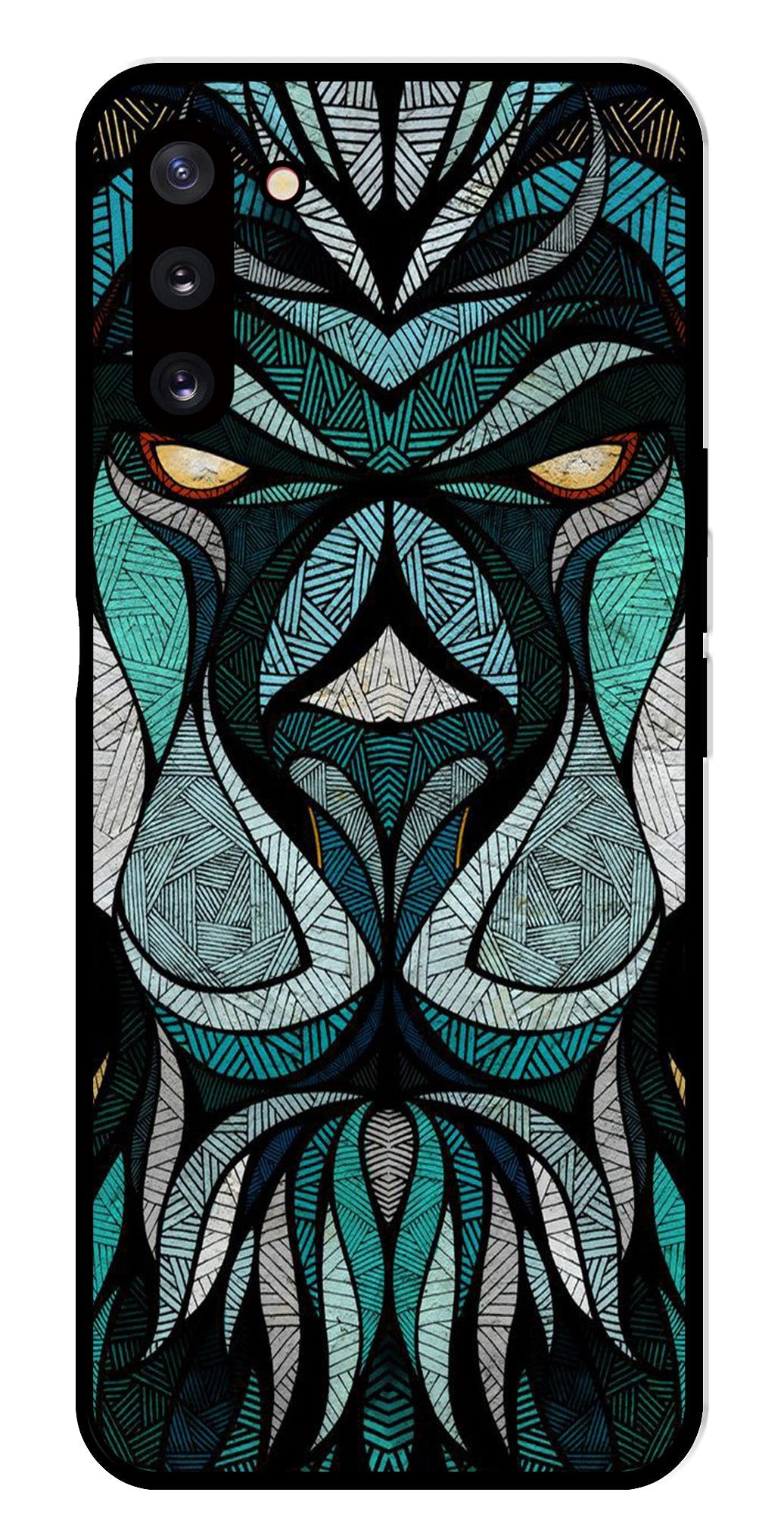 Lion Pattern Metal Mobile Case for Samsung Galaxy Note 10 Lion Pattern Metal Mobile Case for Samsung Galaxy Note 10 (Design No -40)