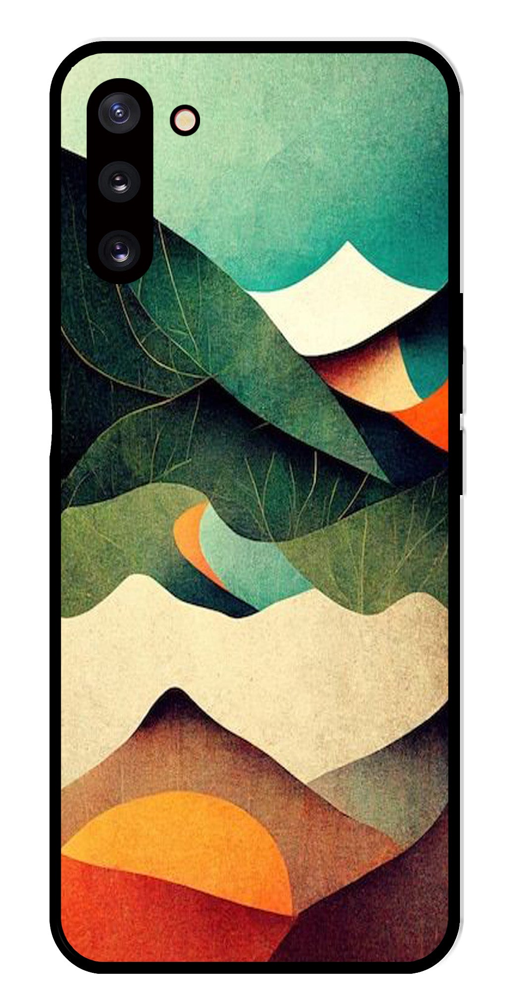 MultiColor Pattern Metal Mobile Case for Samsung Galaxy Note 10 MultiColor Pattern Metal Mobile Case for Samsung Galaxy Note 10 (Design No -43)