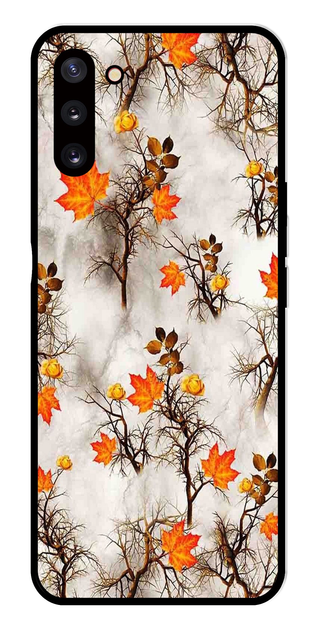 Autumn leaves Metal Mobile Case for Samsung Galaxy Note 10 (Design No -55)
