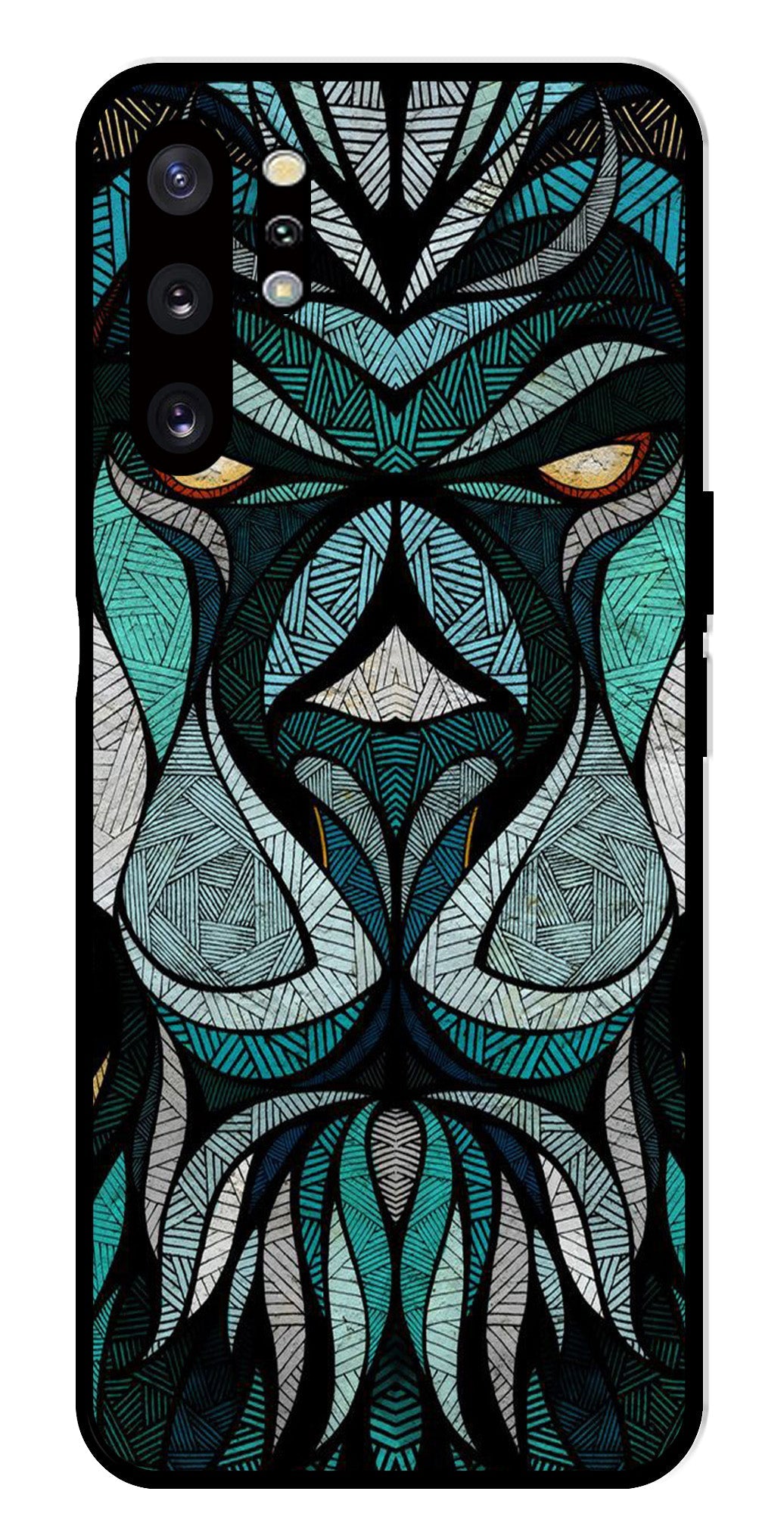 Lion Pattern Metal Mobile Case for Samsung Galaxy Note 10 Plus Lion Pattern Metal Mobile Case for Samsung Galaxy Note 10 Plus (Design No -40)