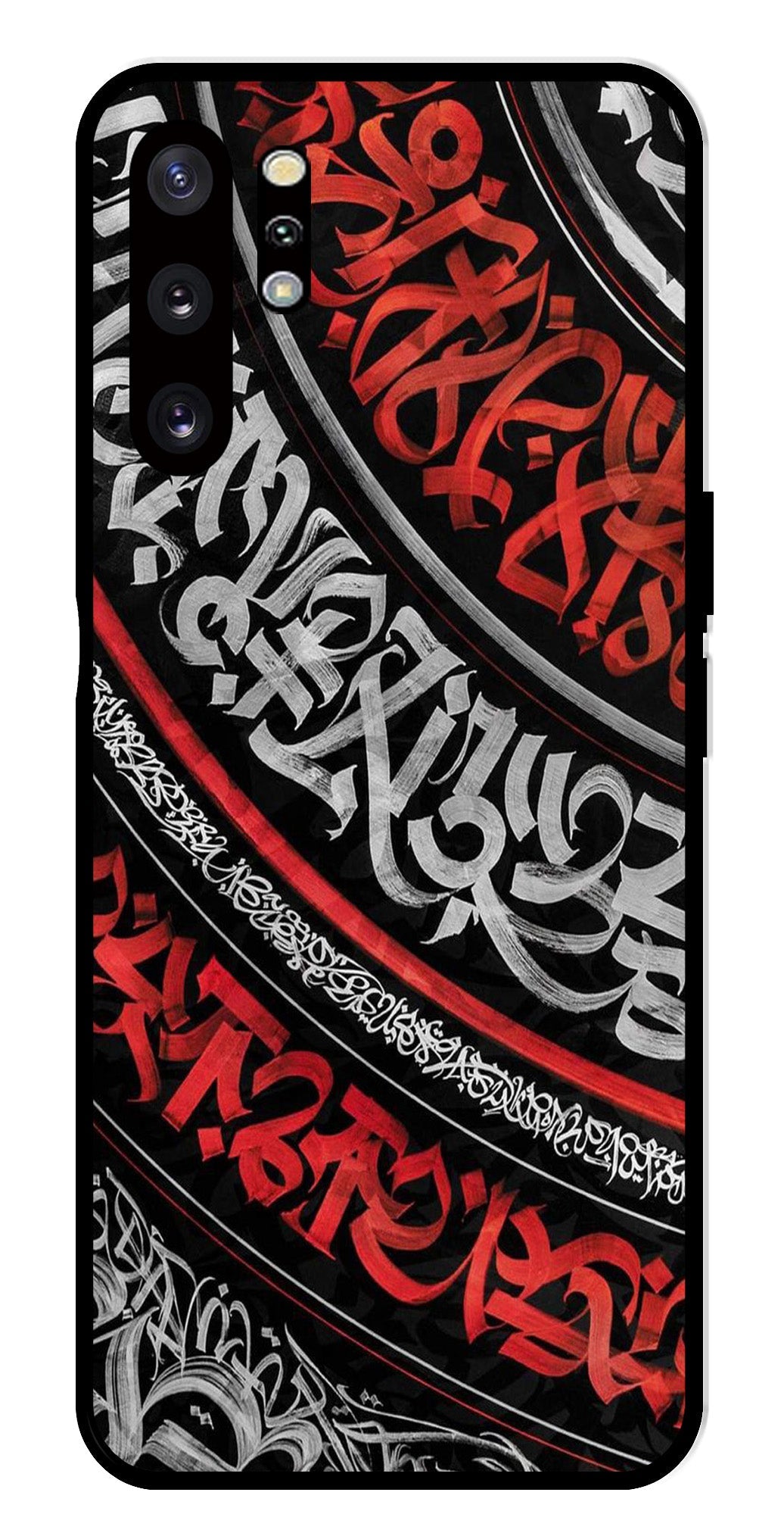 Qalander Art Metal Mobile Case for Samsung Galaxy Note 10 Plus (Design No -49)