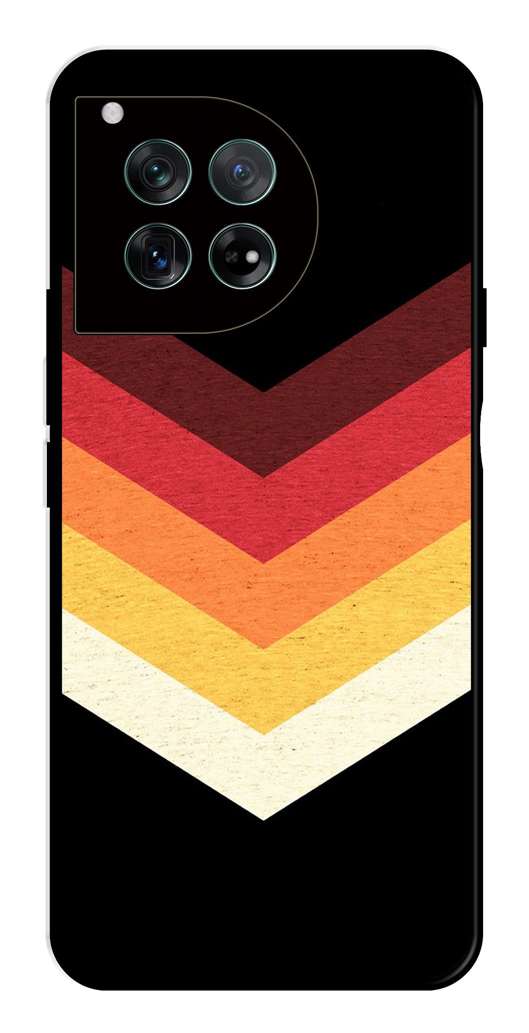 MultiColor Arrow Metal Mobile Case for OnePlus 12R 5G Metal Case MultiColor Arrow Metal Mobile Case for OnePlus 12R 5G Metal Case