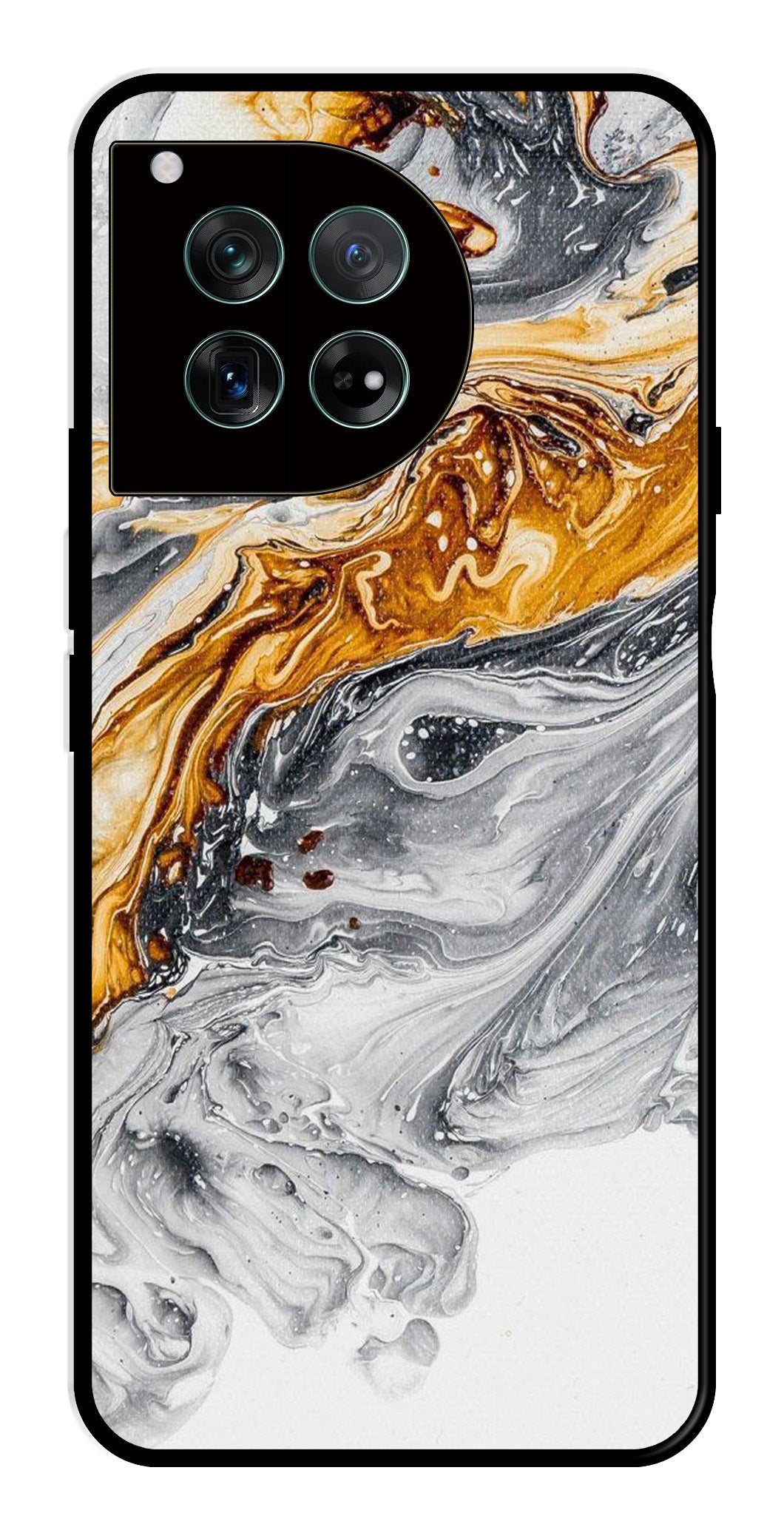 Marble Pattern Metal Mobile Case for OnePlus Ace 3 Metal Case Marble Pattern Metal Mobile Case for OnePlus Ace 3 Metal Case