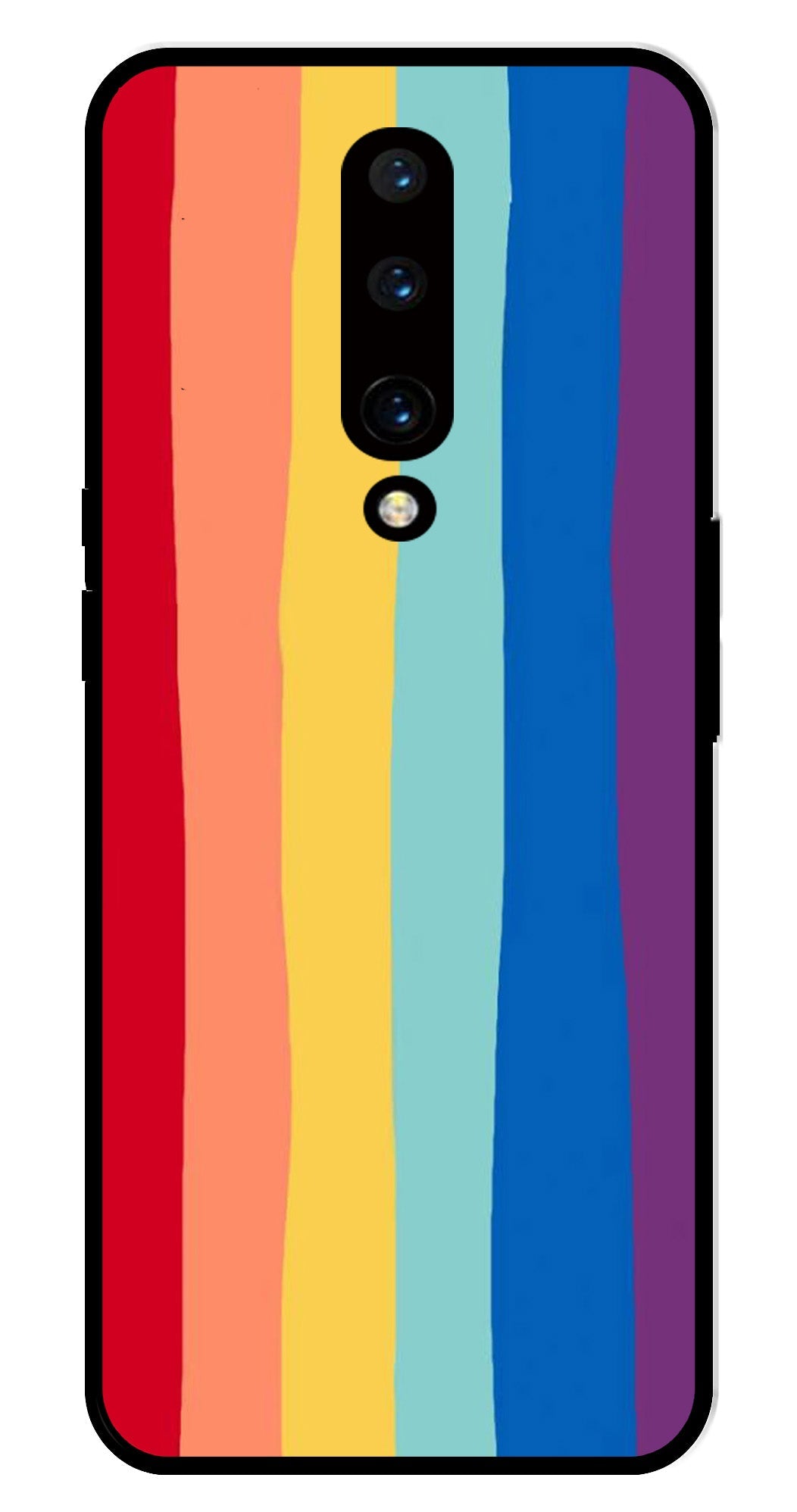 Rainbow MultiColor Metal Mobile Case for OnePlus 7 Pro Rainbow MultiColor Metal Mobile Case for OnePlus 7 Pro
