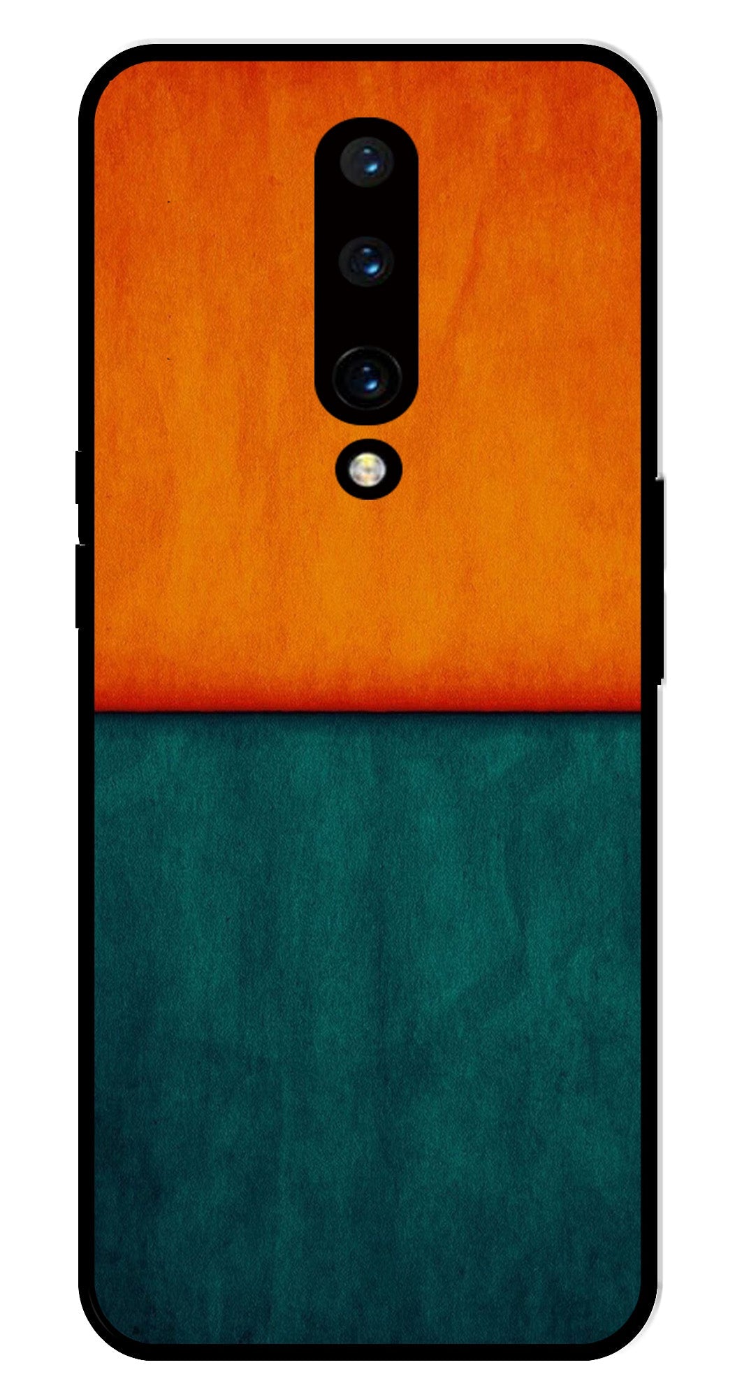 Orange Green Pattern Metal Mobile Case for OnePlus 7 Pro Orange Green Pattern Metal Mobile Case for OnePlus 7 Pro