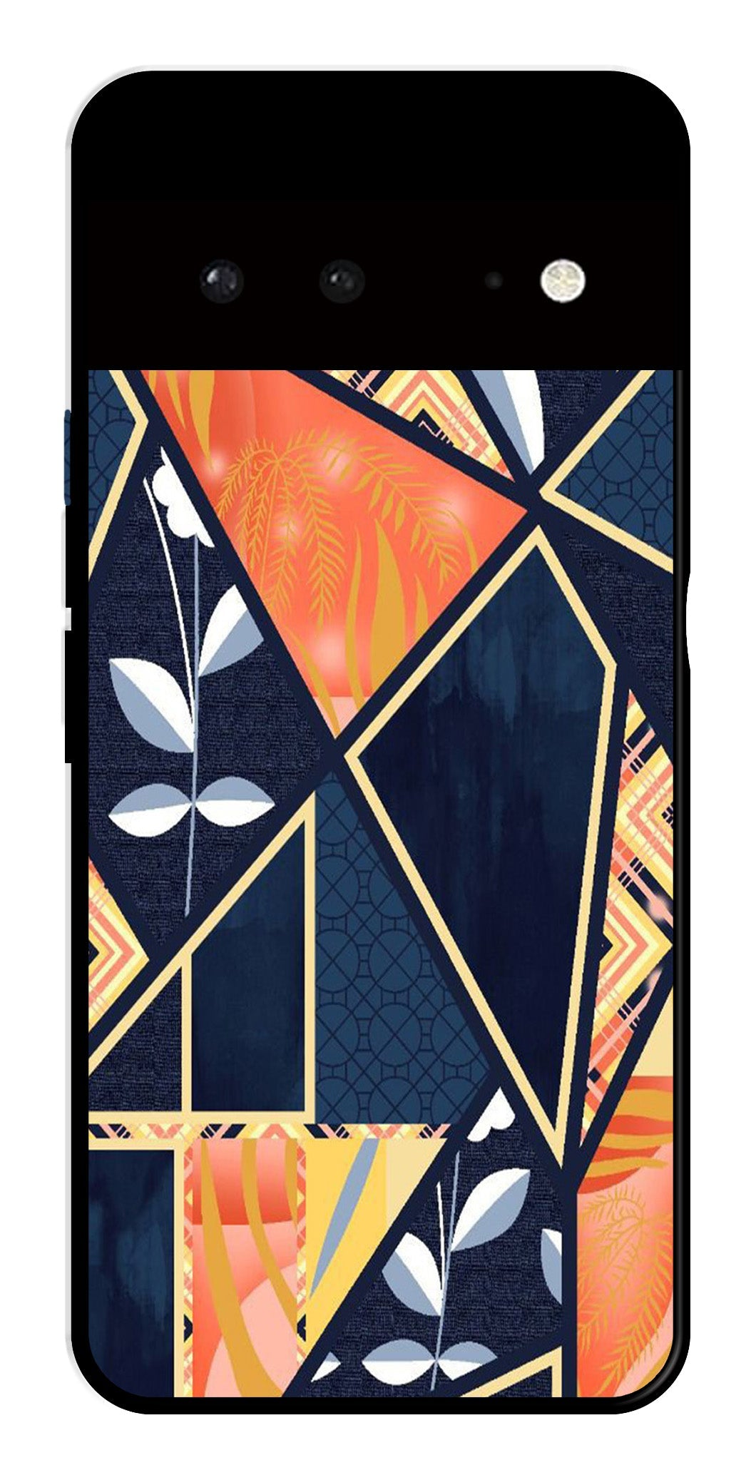 Marble Design Metal Mobile Case for Google Pixel 6 5G Marble Design Metal Mobile Case for Google Pixel 6 5G (Design No -07)