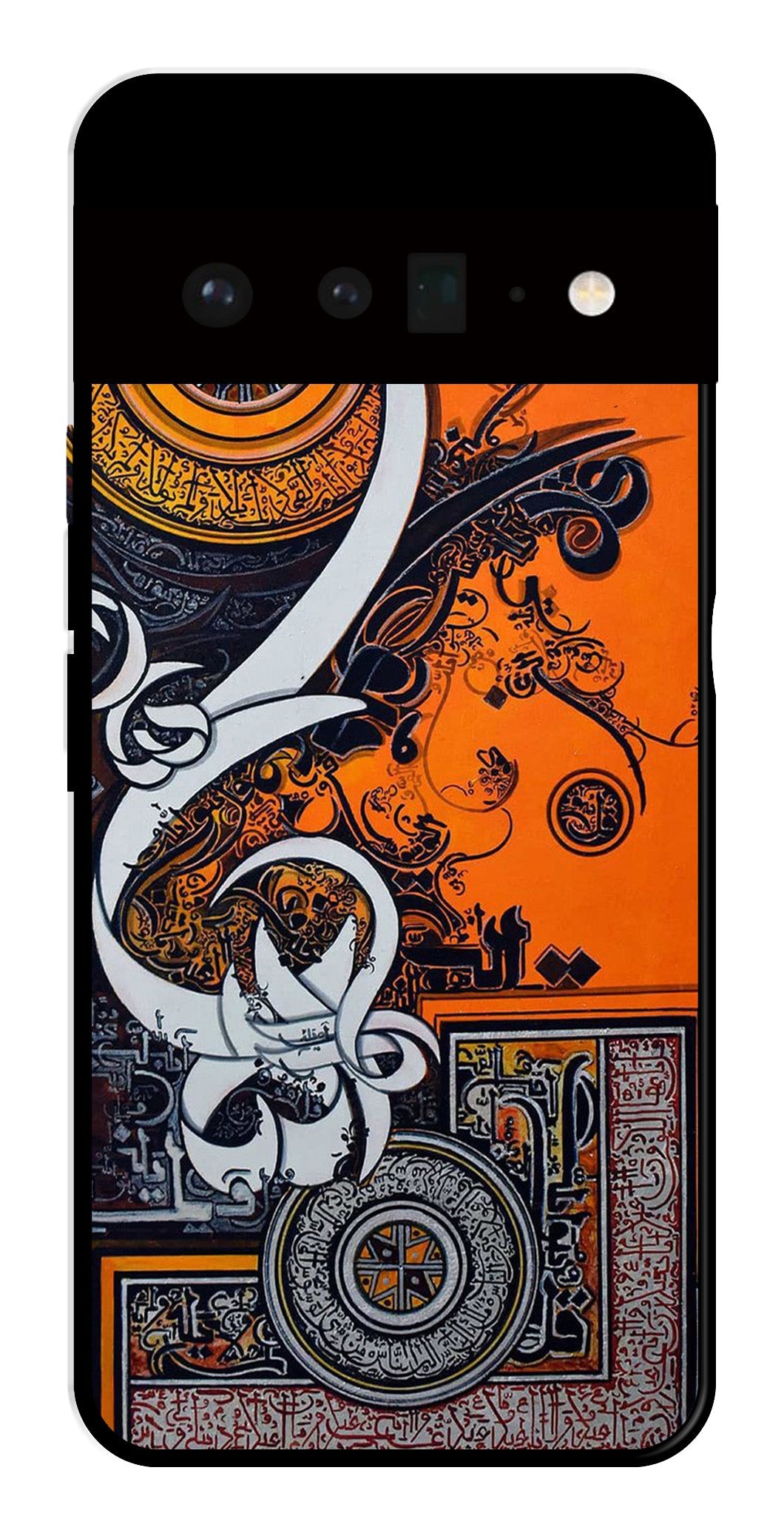 Qalander Art Metal Mobile Case for Google Pixel 6 Pro 5G Qalander Art Metal Mobile Case for Google Pixel 6 Pro 5G (Design No -16)