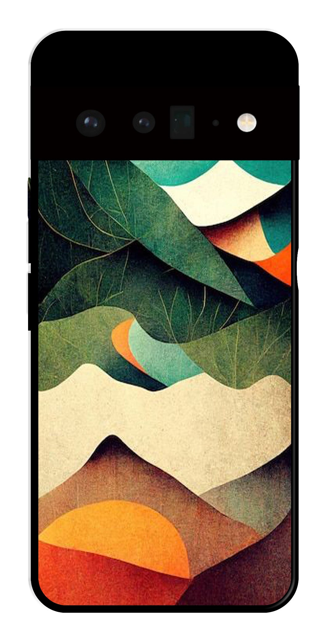 MultiColor Pattern Metal Mobile Case for Google Pixel 6 Pro 5G MultiColor Pattern Metal Mobile Case for Google Pixel 6 Pro 5G (Design No -43)