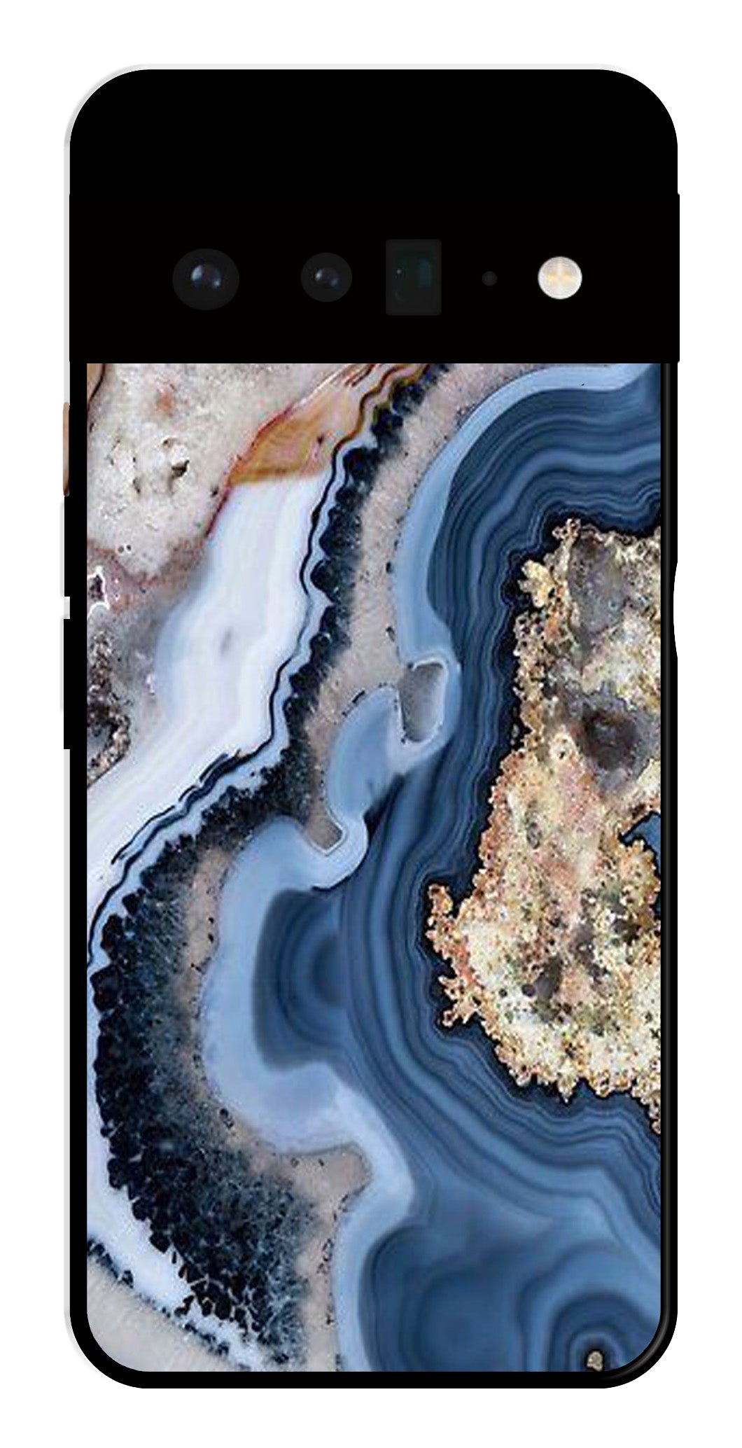Marble Design Metal Mobile Case for Google Pixel 6 Pro 5G Marble Design Metal Mobile Case for Google Pixel 6 Pro 5G (Design No -53)
