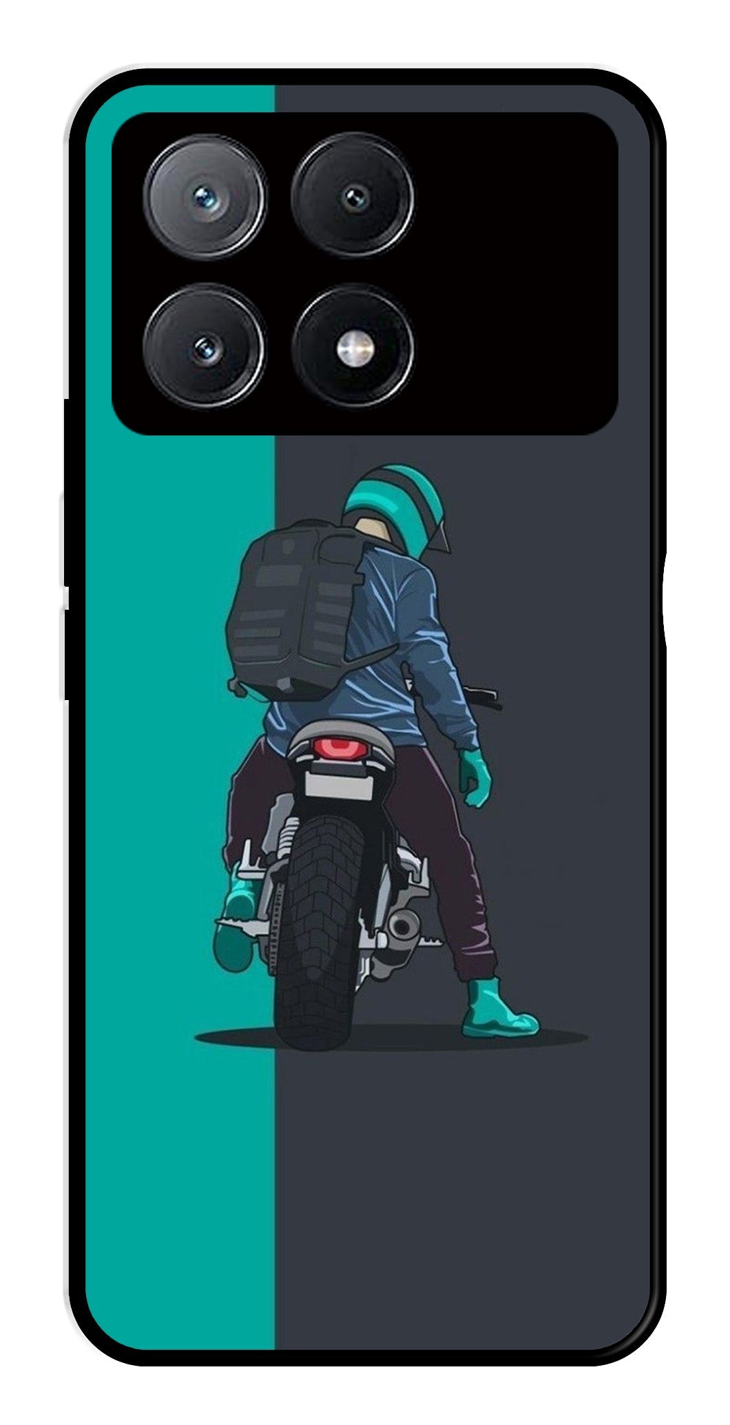 Bike Lover Metal Mobile Case for Poco X6 Pro 5G Bike Lover Metal Mobile Case for Poco X6 Pro 5G (Design No -05)