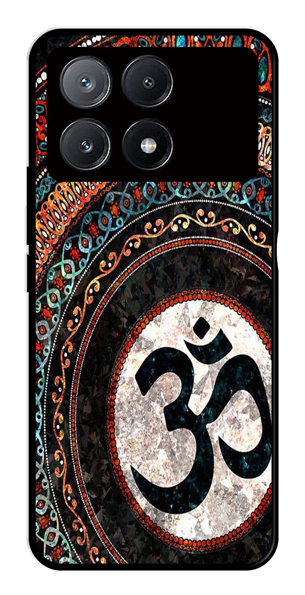 Oum Design Metal Mobile Case for Poco X6 Pro 5G Oum Design Metal Mobile Case for Poco X6 Pro 5G (Design No -15)