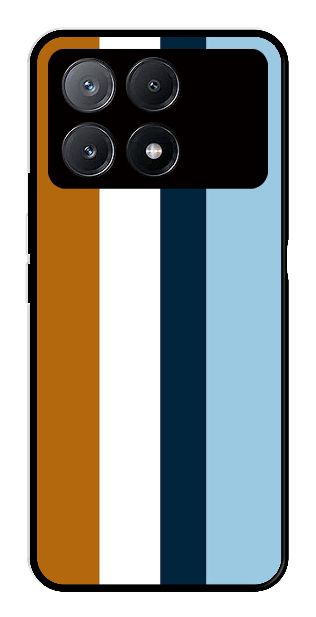 MultiColor Pattern Metal Mobile Case for Poco X6 Pro 5G MultiColor Pattern Metal Mobile Case for Poco X6 Pro 5G (Design No -17)