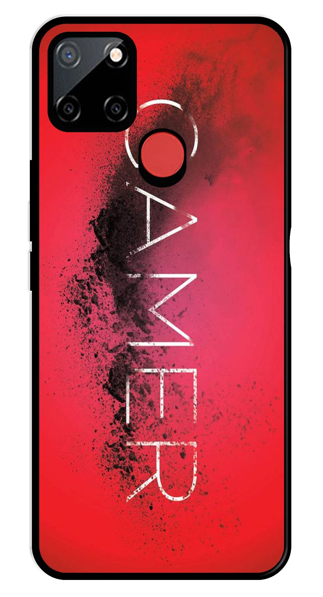 Gamer Pattern Metal Mobile Case for Realme C67 5G Gamer Pattern Metal Mobile Case for Realme C67 5G (Design No -41)