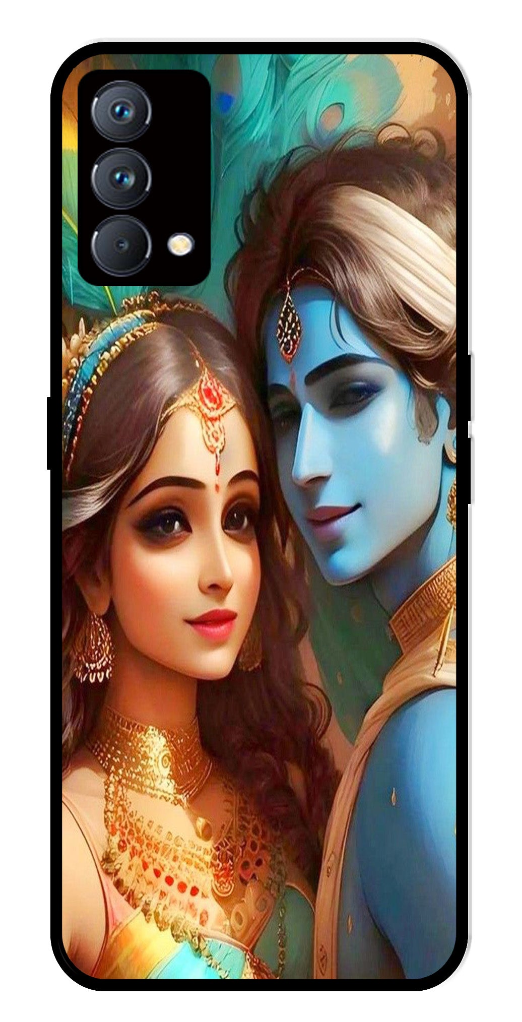 Lord Radha Krishna Metal Mobile Case for Realme GT Master Edition Lord Radha Krishna Metal Mobile Case for Realme GT Master Edition (Design No -01)