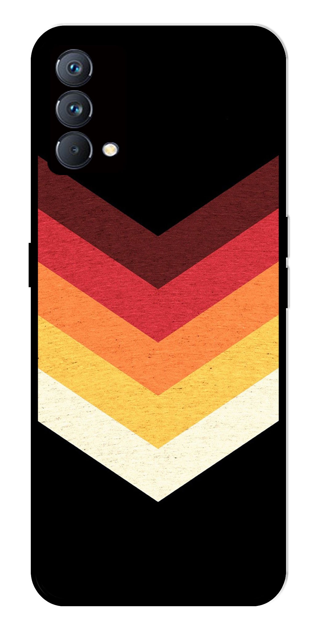 MultiColor Arrow Metal Mobile Case for Realme GT Master Edition MultiColor Arrow Metal Mobile Case for Realme GT Master Edition (Design No -04)