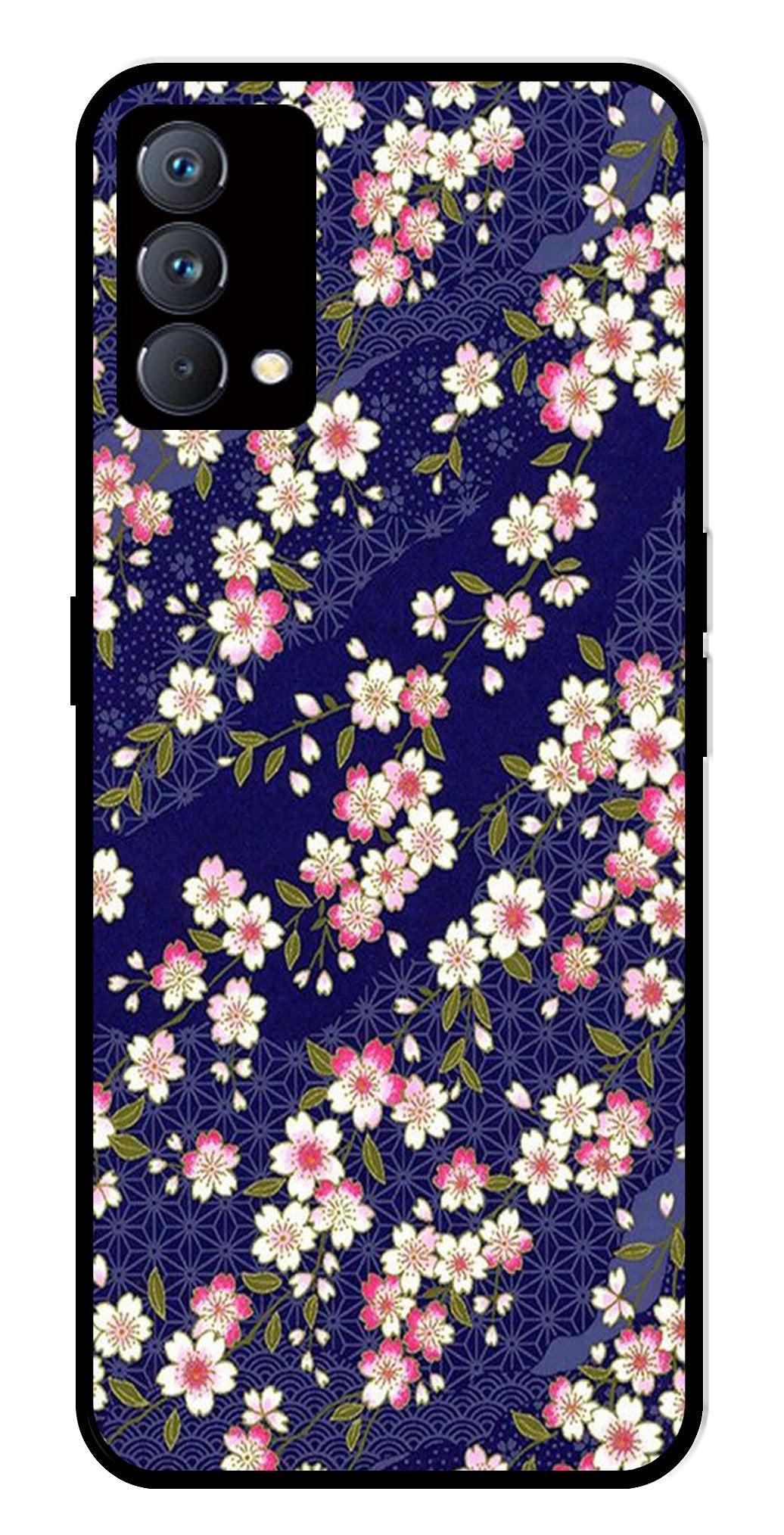 Flower Design Metal Mobile Case for Realme GT Master Edition Flower Design Metal Mobile Case for Realme GT Master Edition (Design No -25)