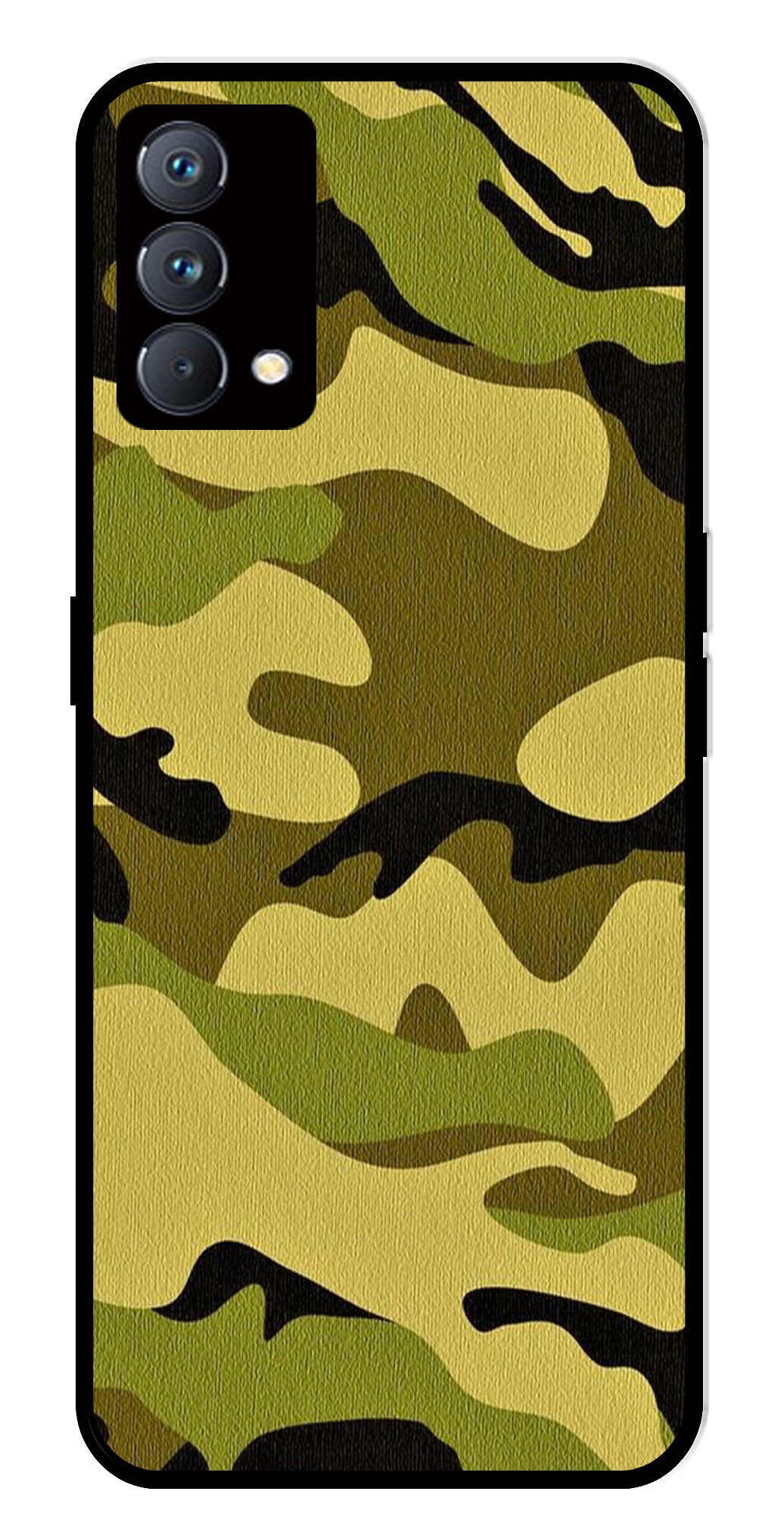 Army Pattern Metal Mobile Case for Realme GT Master Edition Army Pattern Metal Mobile Case for Realme GT Master Edition (Design No -35)