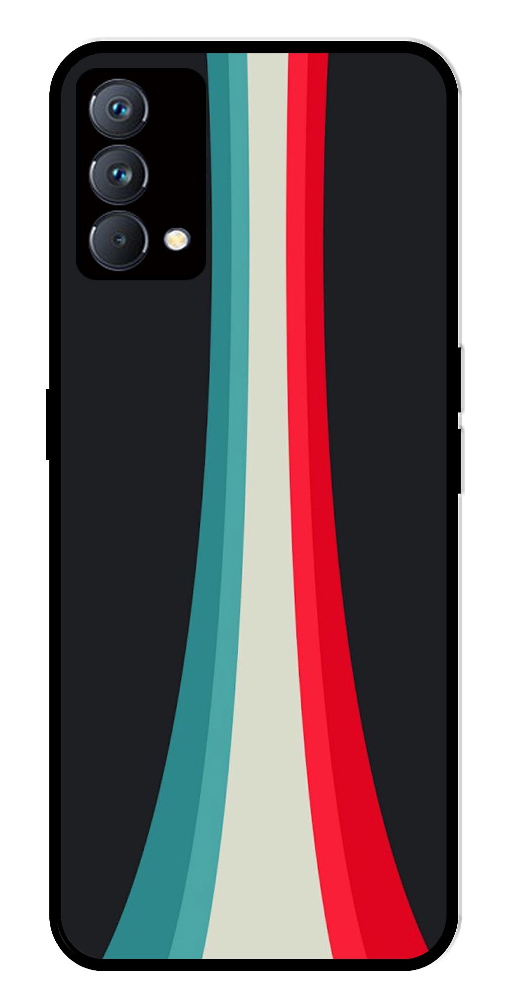 Modern Art Colorful Metal Mobile Case for Realme GT Master Edition Modern Art Colorful Metal Mobile Case for Realme GT Master Edition (Design No -48)