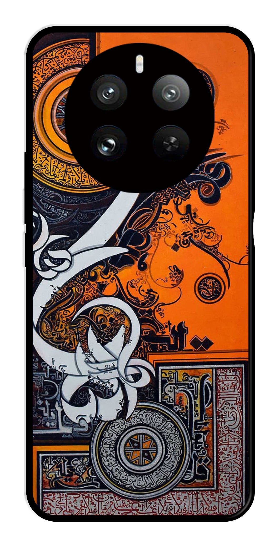 Qalander Art Metal Mobile Case for Realme 12 Pro Qalander Art Metal Mobile Case for Realme 12 Pro (Design No -16)