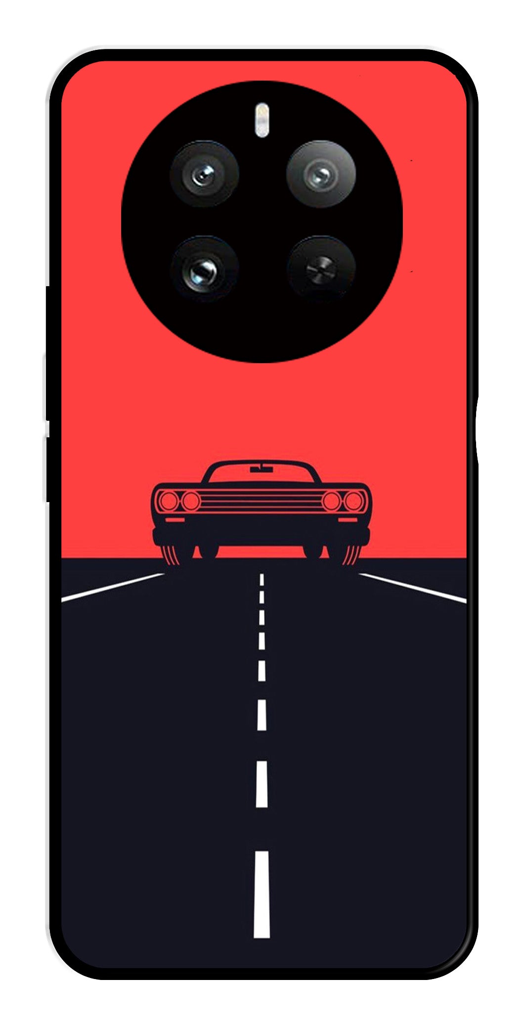 Car Lover Metal Mobile Case for Realme P1 Pro 5G Car Lover Metal Mobile Case for Realme P1 Pro 5G (Design No -21)