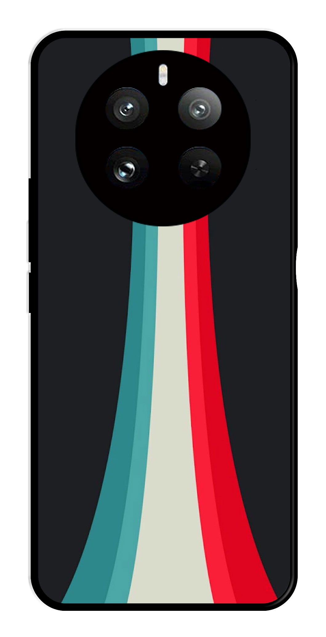 Modern Art Colorful Metal Mobile Case for Realme P1 5G Modern Art Colorful Metal Mobile Case for Realme P1 5G (Design No -48)