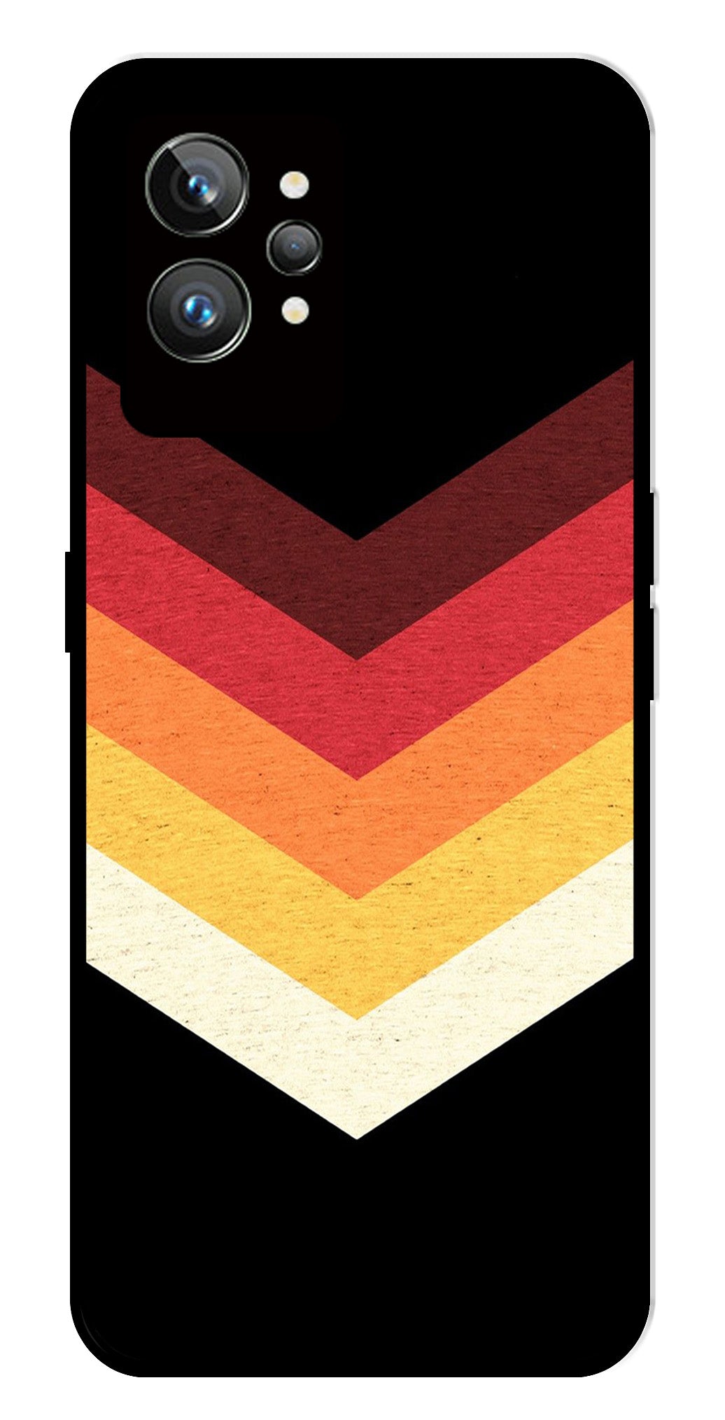 MultiColor Arrow Metal Mobile Case for Realme GT 2 Pro MultiColor Arrow Metal Mobile Case for Realme GT 2 Pro (Design No -04)