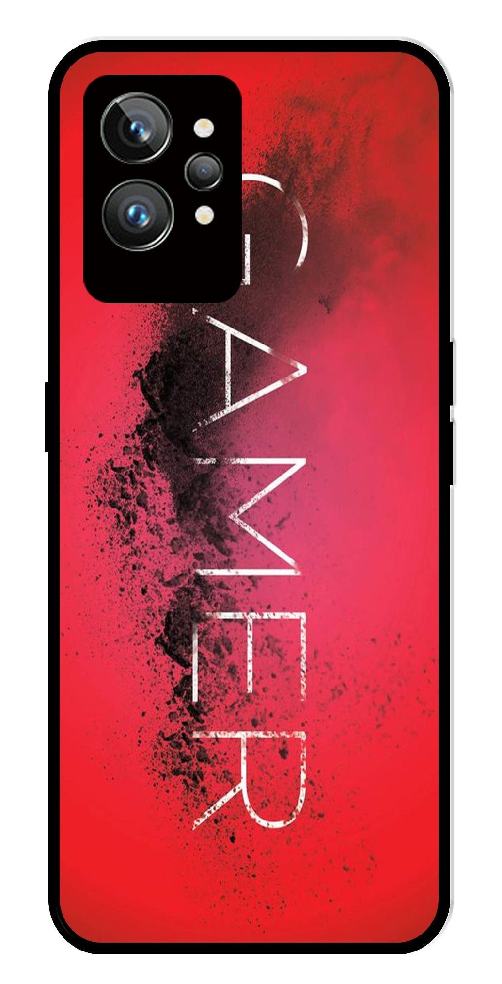 Gamer Pattern Metal Mobile Case for Realme GT 2 Pro Gamer Pattern Metal Mobile Case for Realme GT 2 Pro (Design No -41)