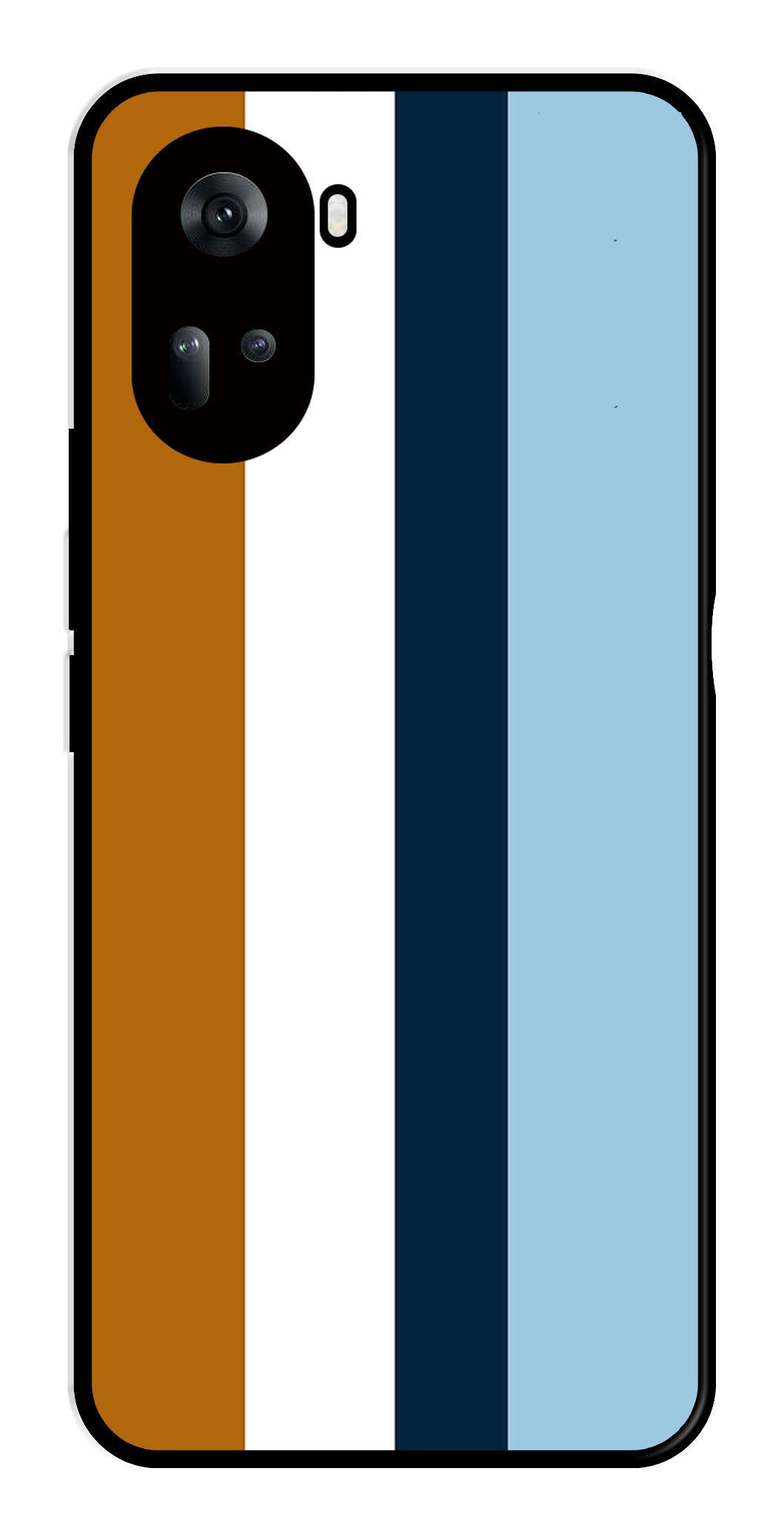 MultiColor Pattern Metal Mobile Case for Oppo Reno 11 5G MultiColor Pattern Metal Mobile Case for Oppo Reno 11 5G (Design No -17)