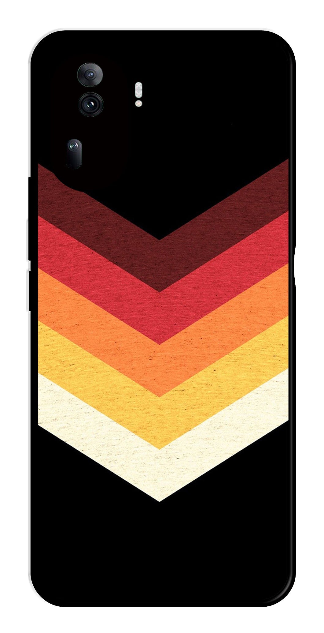 MultiColor Arrow Metal Mobile Case for Oppo Reno 11 Pro 5G MultiColor Arrow Metal Mobile Case for Oppo Reno 11 Pro 5G (Design No -04)