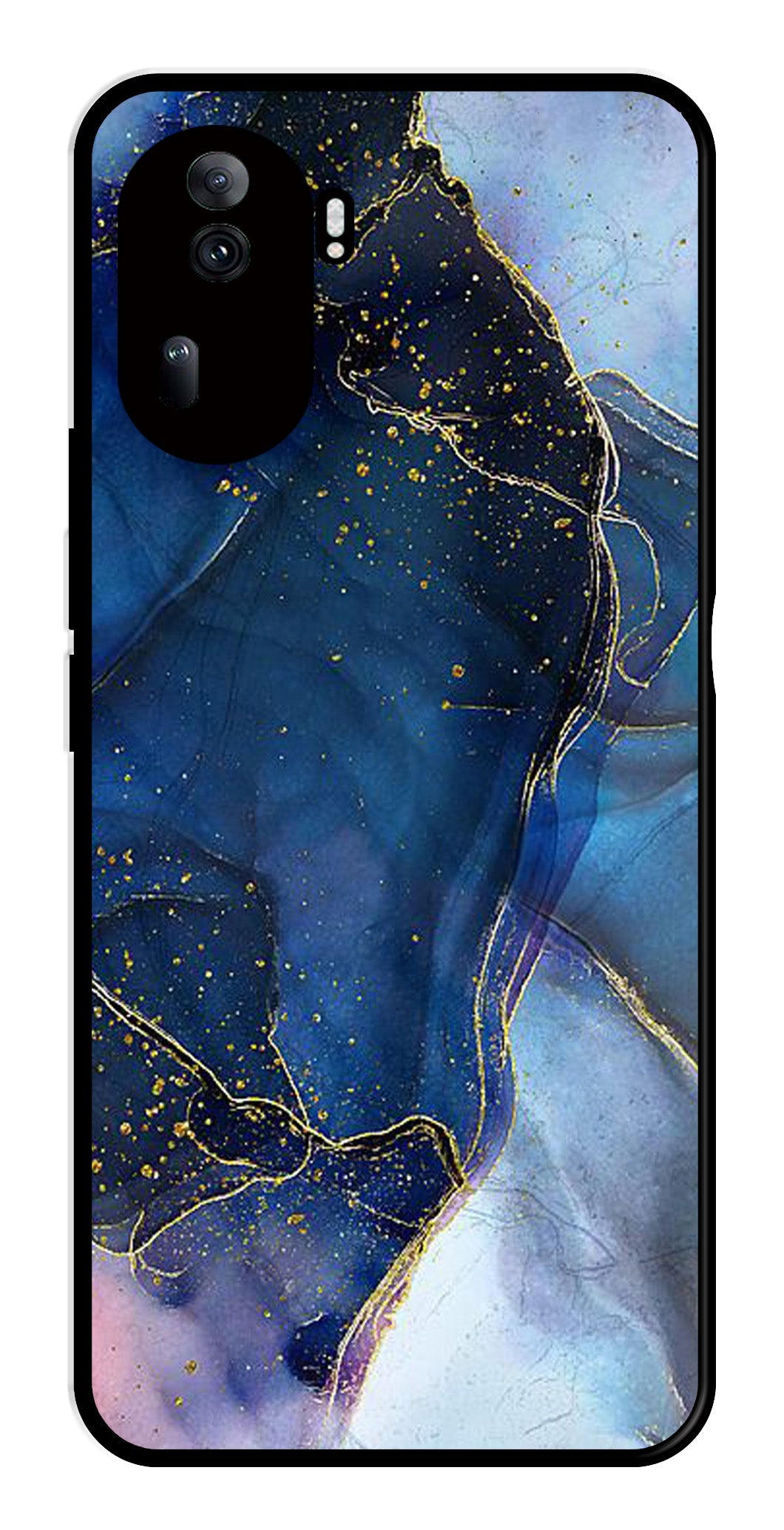 Blue Marble Metal Mobile Case for Oppo Reno 11 Pro 5G Blue Marble Metal Mobile Case for Oppo Reno 11 Pro 5G (Design No -34)