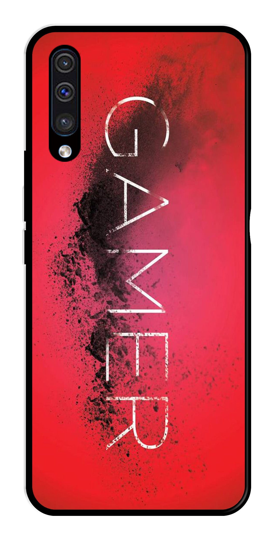 Gamer Pattern Metal Mobile Case for Samsung Galaxy A50 Gamer Pattern Metal Mobile Case for Samsung Galaxy A50 (Design No -41)