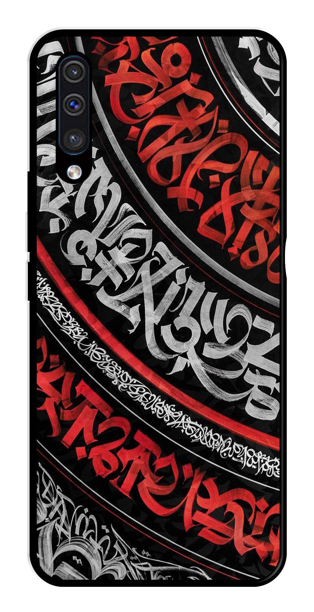 Qalander Art Metal Mobile Case for Samsung Galaxy A50 Qalander Art Metal Mobile Case for Samsung Galaxy A50 (Design No -49)