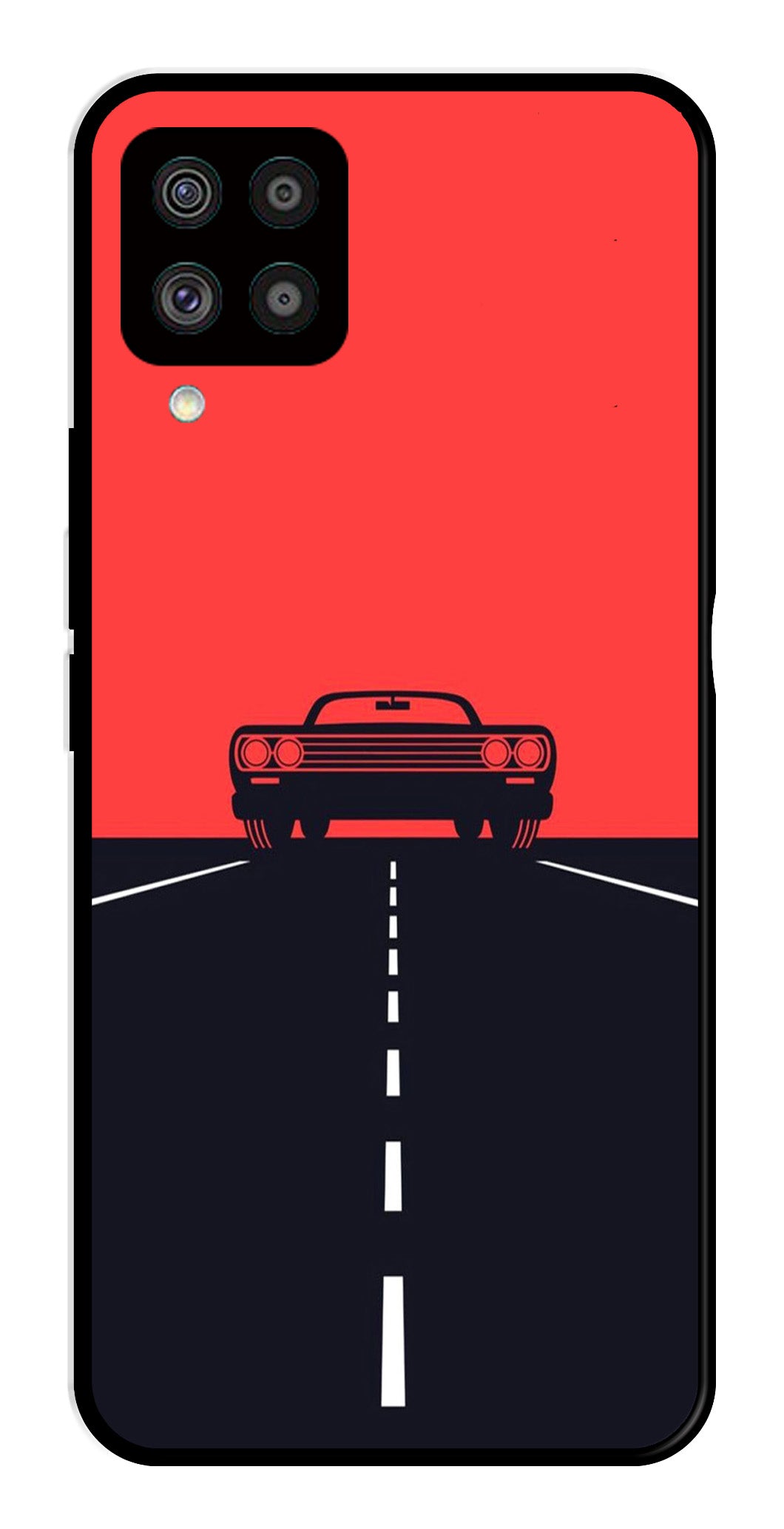 Car Lover Metal Mobile Case for Samsung Galaxy F62 Car Lover Metal Mobile Case for Samsung Galaxy F62 (Design No -21)