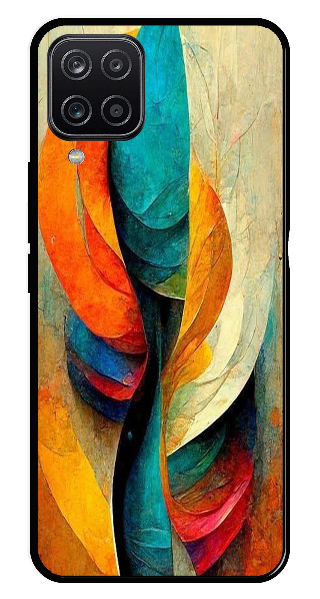 Modern Art Metal Mobile Case for Samsung Galaxy M12 Modern Art Metal Mobile Case for Samsung Galaxy M12 (Design No -11)