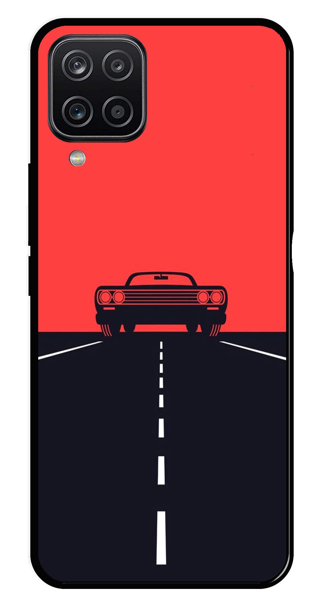 Car Lover Metal Mobile Case for Samsung Galaxy M12 Car Lover Metal Mobile Case for Samsung Galaxy M12 (Design No -21)