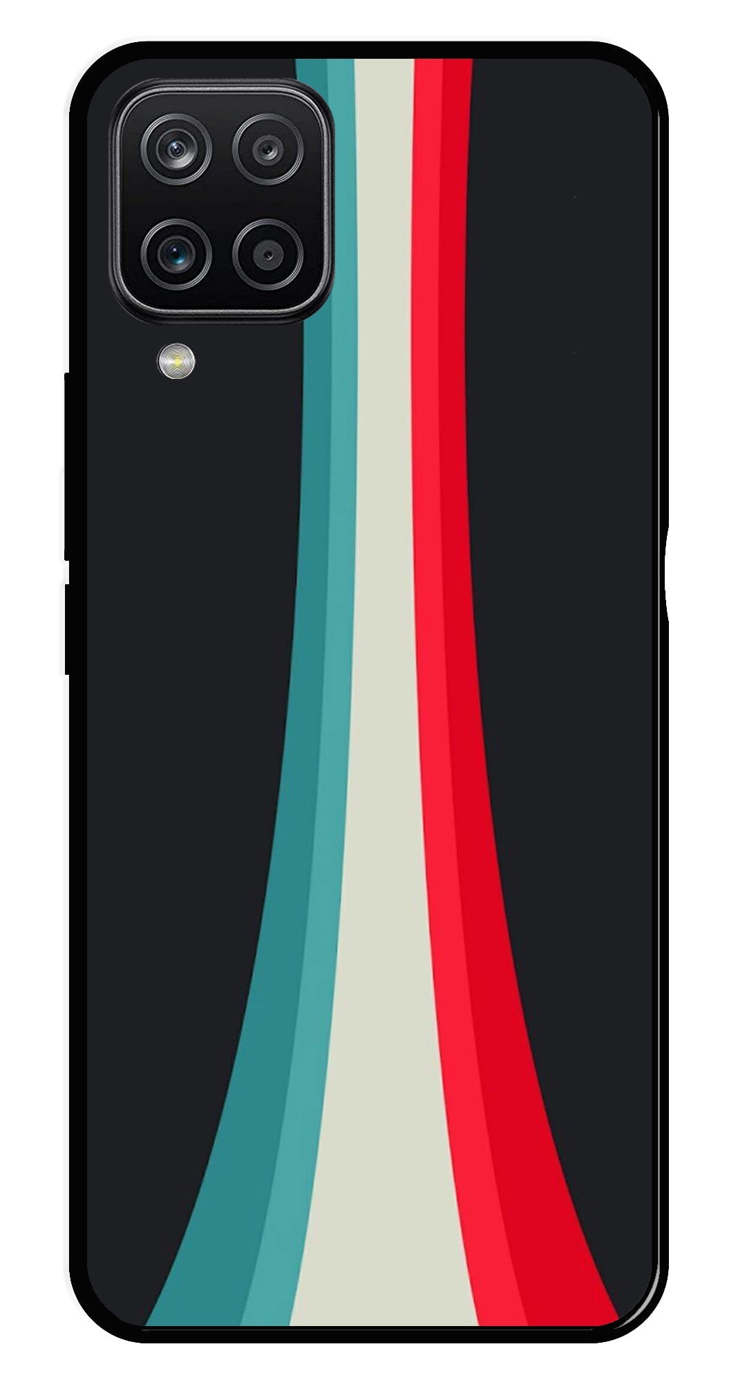 Modern Art Colorful Metal Mobile Case for Samsung Galaxy M12 Modern Art Colorful Metal Mobile Case for Samsung Galaxy M12 (Design No -48)