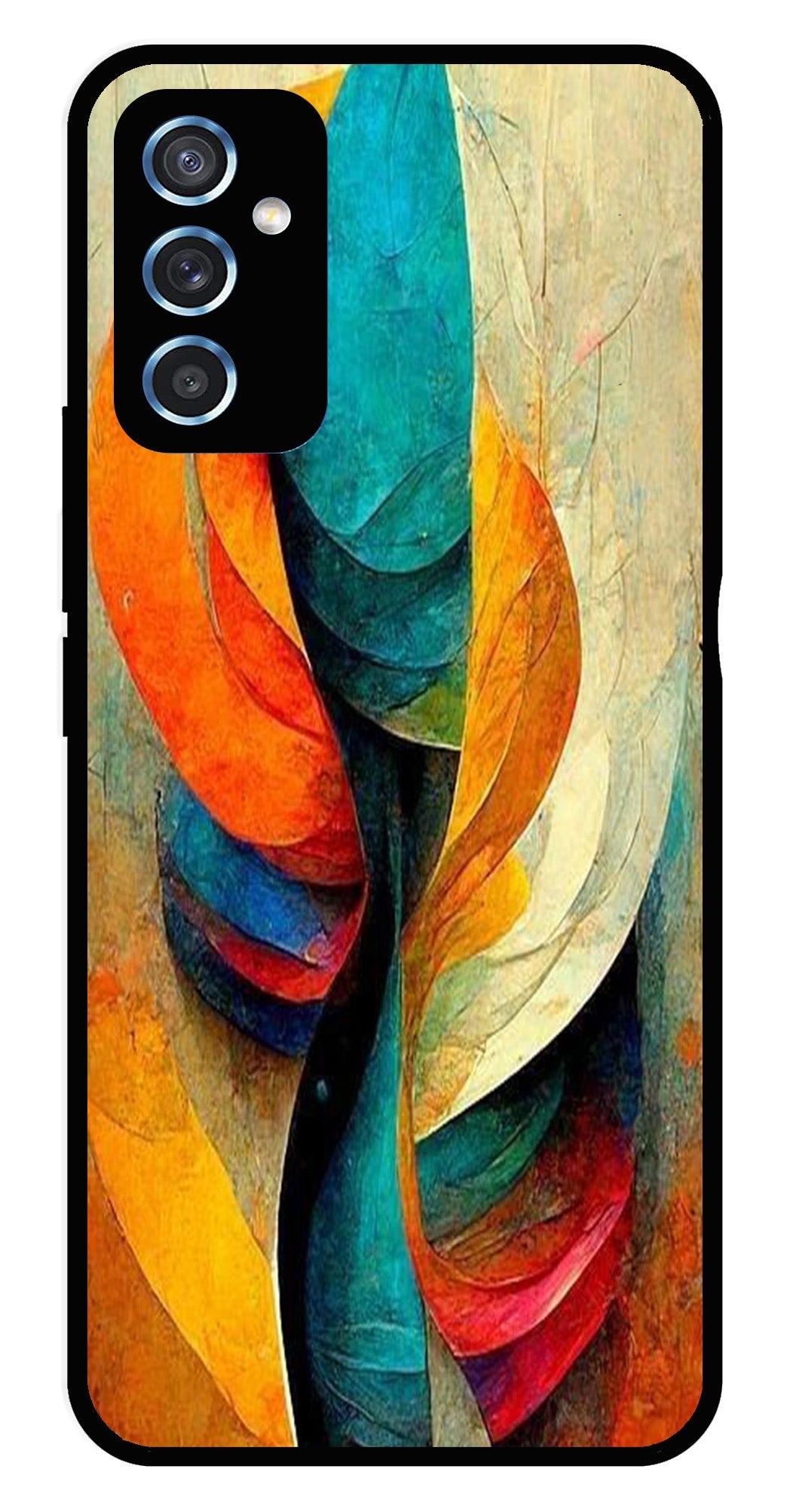 Modern Art Metal Mobile Case for Samsung Galaxy M52 5G Modern Art Metal Mobile Case for Samsung Galaxy M52 5G (Design No -11)