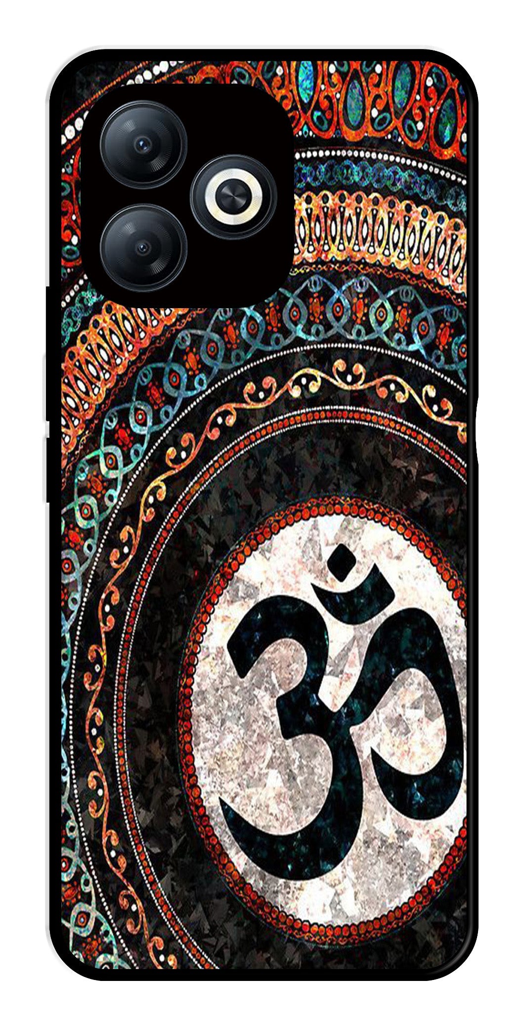 Oum Design Metal Mobile Case for Tecno Spark 20 Oum Design Metal Mobile Case for Tecno Spark 20 (Design No -15)