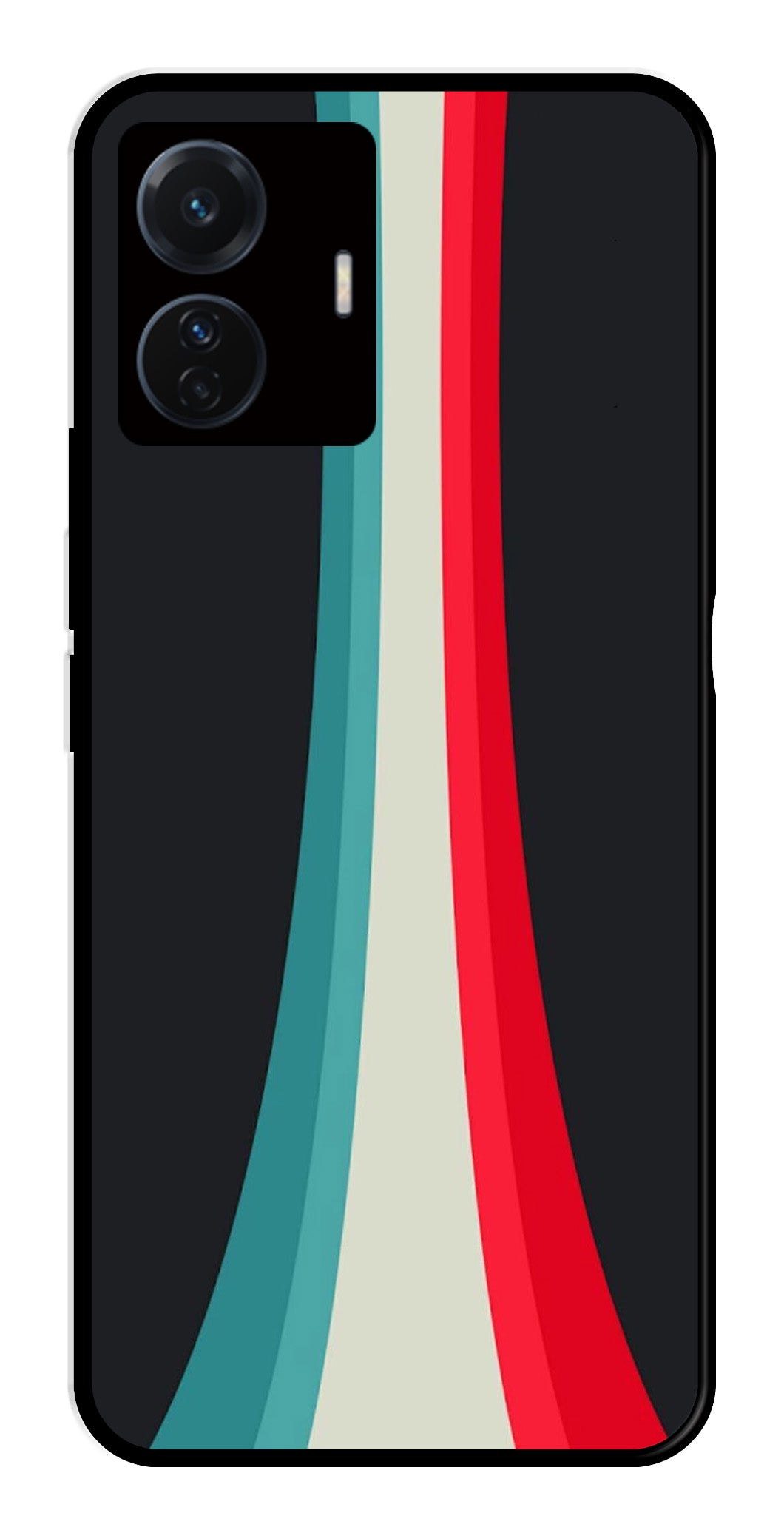 Modern Art Colorful Metal Mobile Case for Vivo T1 Pro 5G Modern Art Colorful Metal Mobile Case for Vivo T1 Pro 5G (Design No -48)