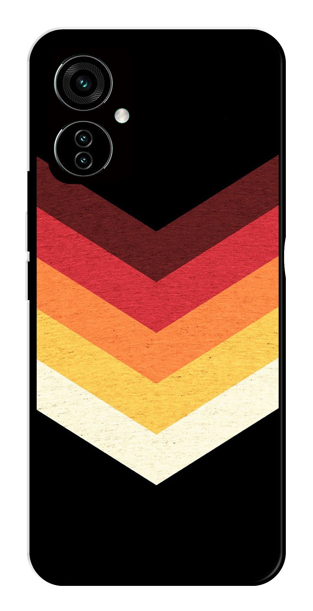 MultiColor Arrow Metal Mobile Case for Tecno Camon 19 MultiColor Arrow Metal Mobile Case for Tecno Camon 19 (Design No -04)