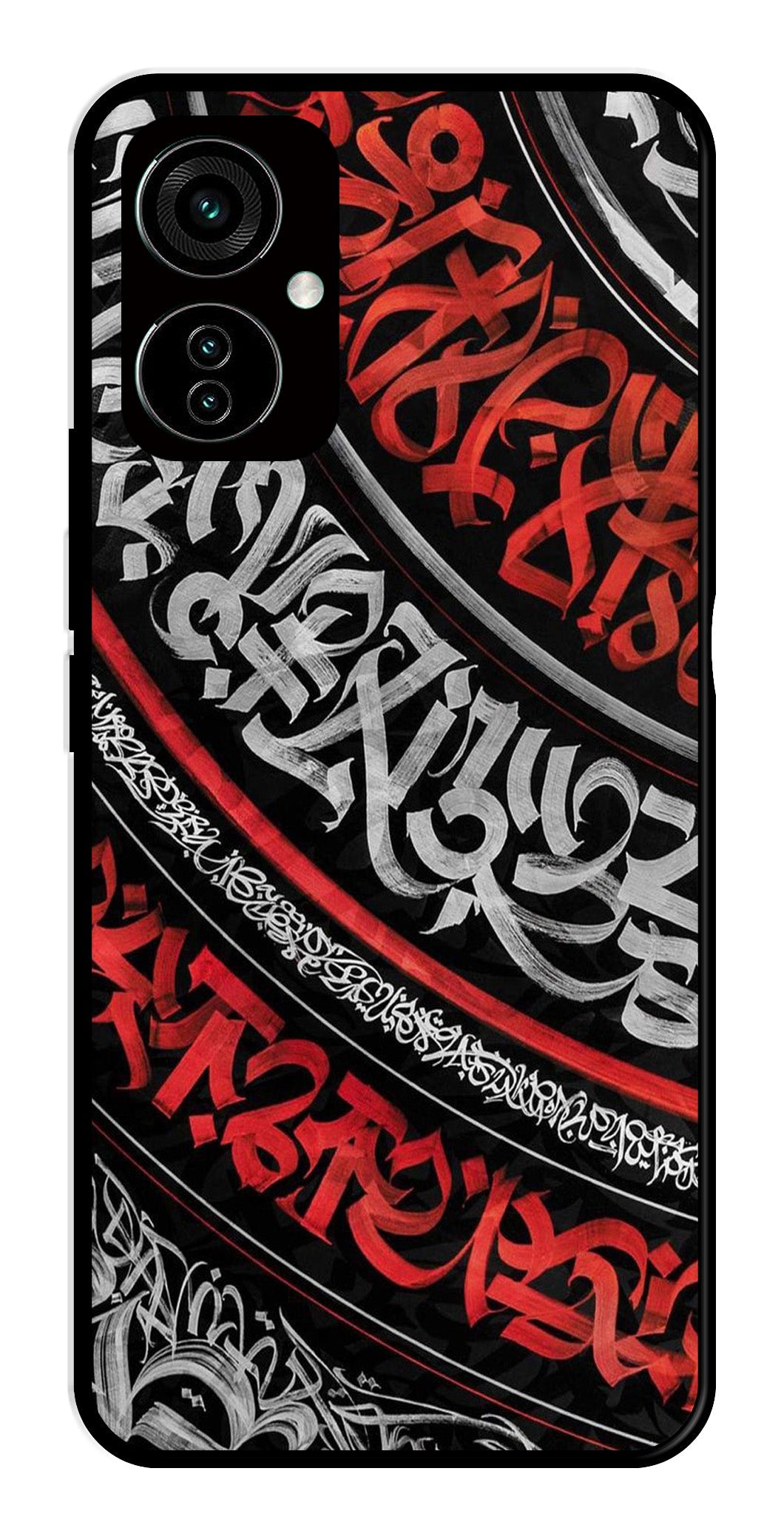 Qalander Art Metal Mobile Case for Tecno Camon 19 Qalander Art Metal Mobile Case for Tecno Camon 19 (Design No -49)