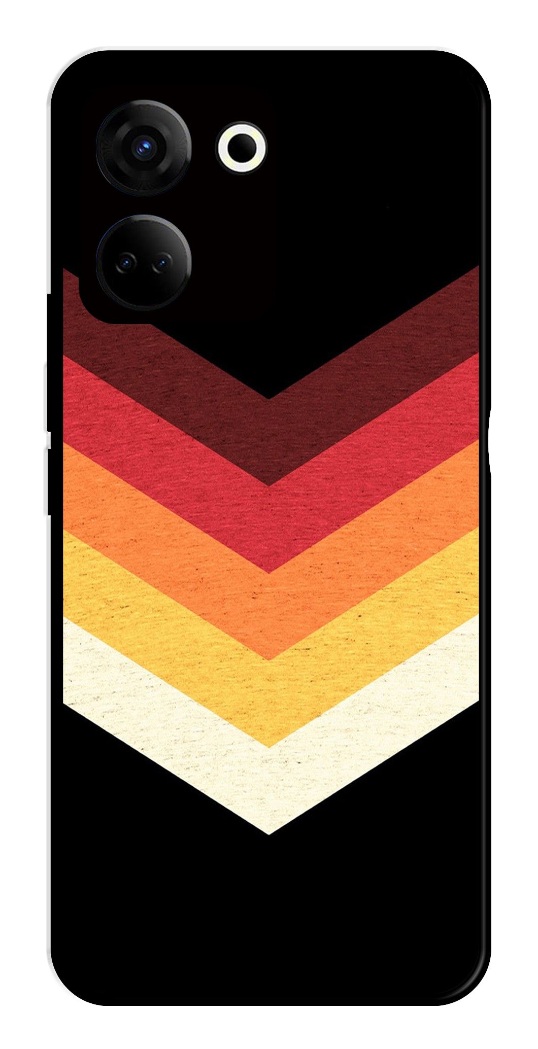 MultiColor Arrow Metal Mobile Case for Tecno Camon 20 MultiColor Arrow Metal Mobile Case for Tecno Camon 20 (Design No -04)