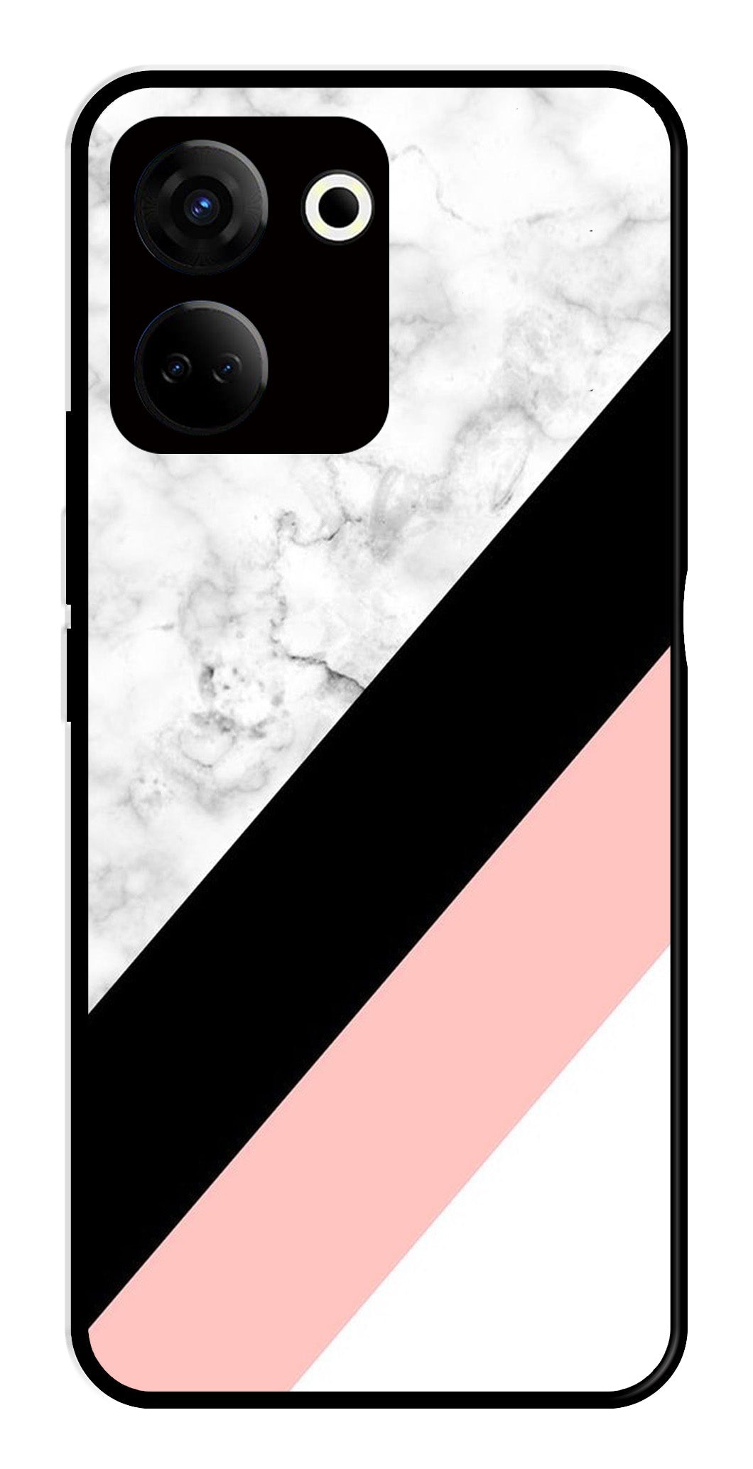 Marble Design Metal Mobile Case for Tecno Camon 20 Marble Design Metal Mobile Case for Tecno Camon 20 (Design No -24)