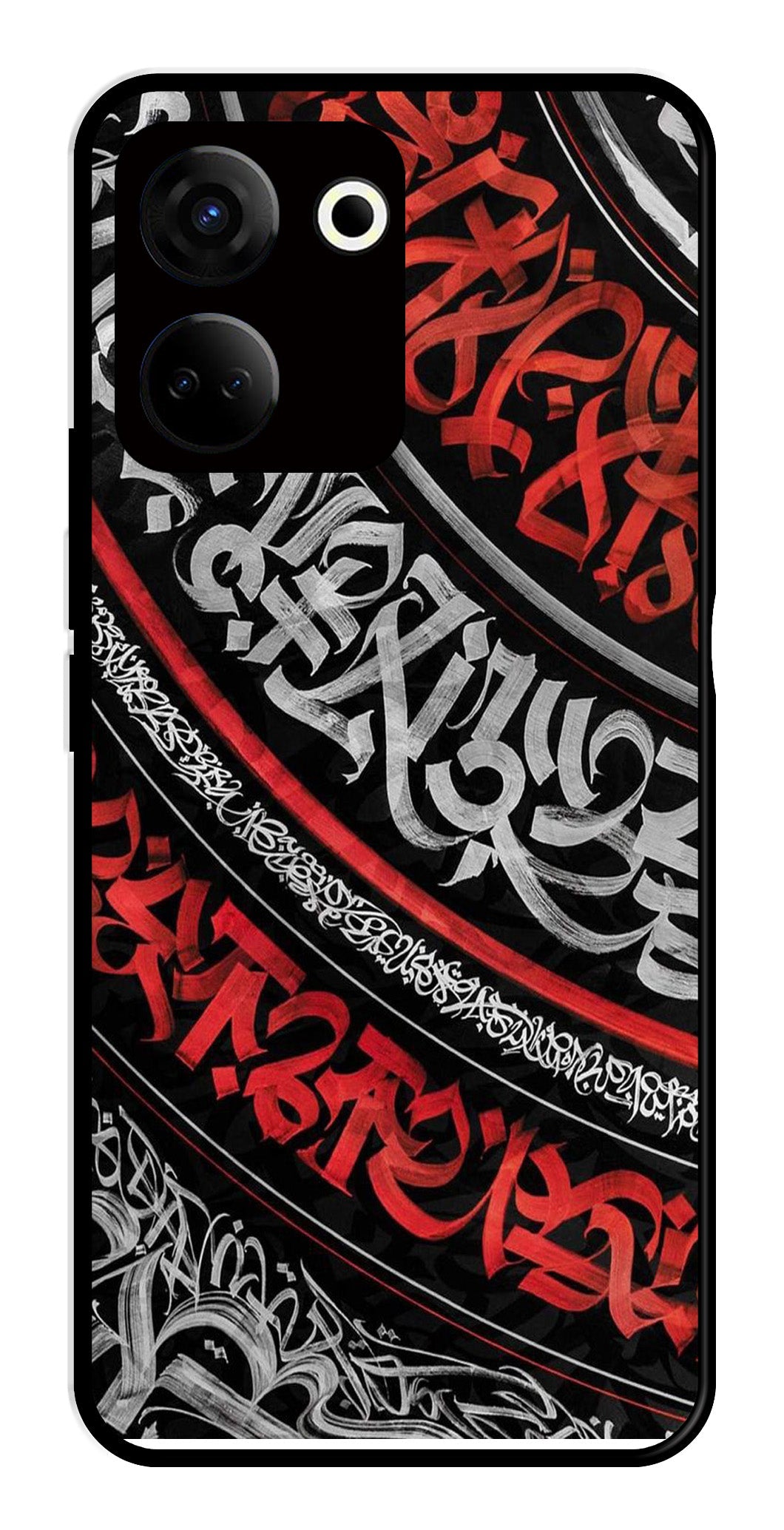 Qalander Art Metal Mobile Case for Tecno Camon 20 Qalander Art Metal Mobile Case for Tecno Camon 20 (Design No -49)