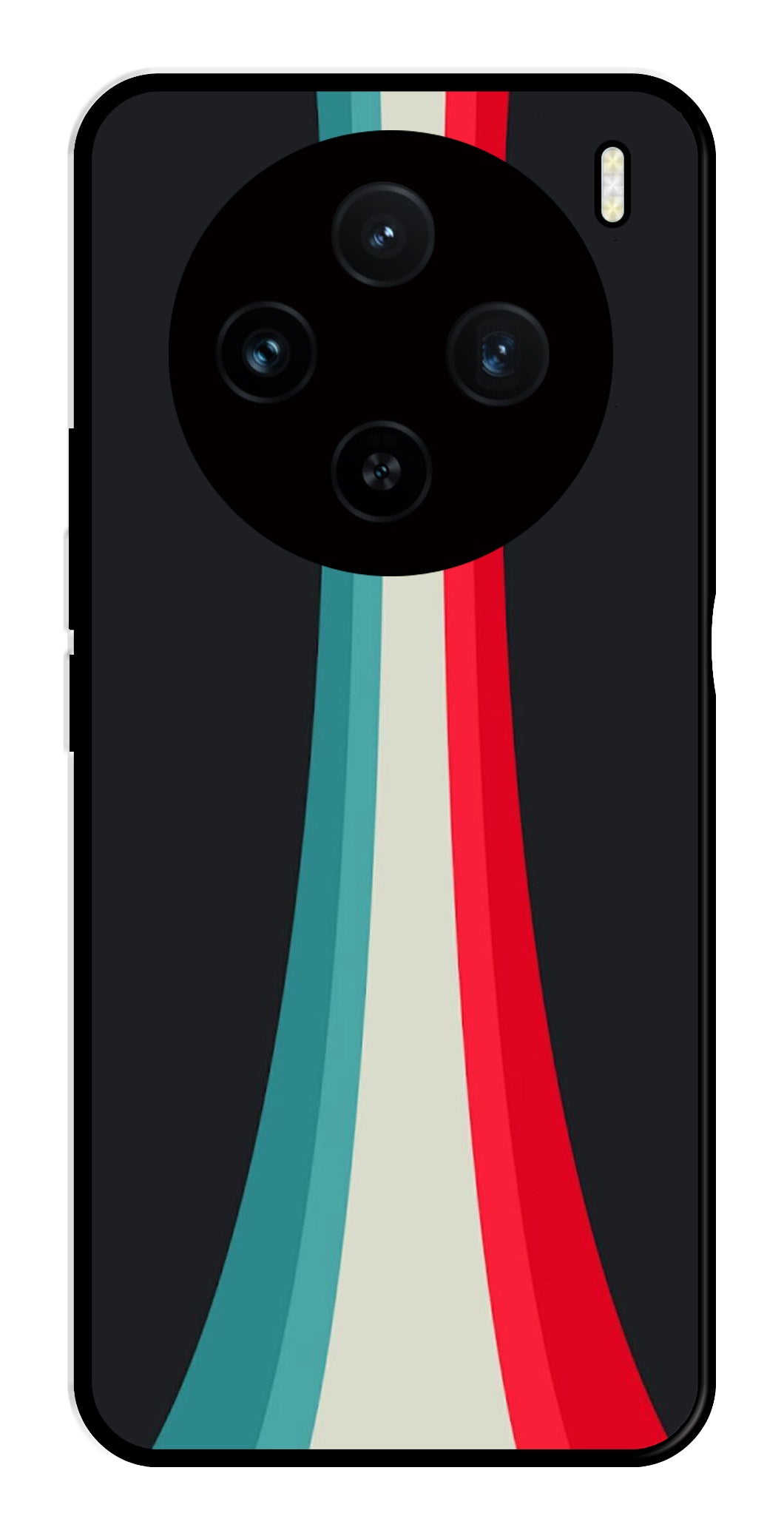 Modern Art Colorful Metal Mobile Case for Vivo X100 5G Modern Art Colorful Metal Mobile Case for Vivo X100 5G (Design No -48)