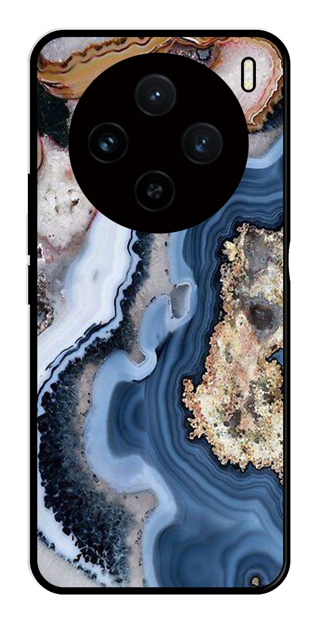 Marble Design Metal Mobile Case for Vivo X100 5G Marble Design Metal Mobile Case for Vivo X100 5G (Design No -53)