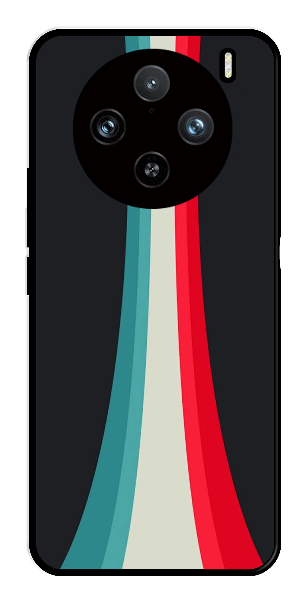 Modern Art Colorful Metal Mobile Case for Vivo X100 Pro 5G Modern Art Colorful Metal Mobile Case for Vivo X100 Pro 5G (Design No -48)