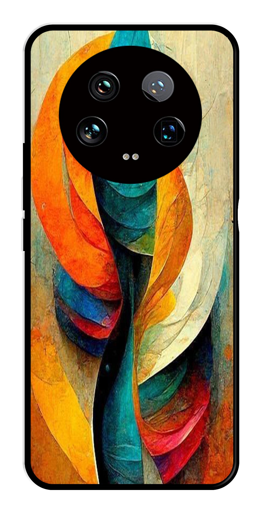 Modern Art Metal Mobile Case for Xiaomi 14 Ultra 5G Modern Art Metal Mobile Case for Xiaomi 14 Ultra 5G (Design No -11)