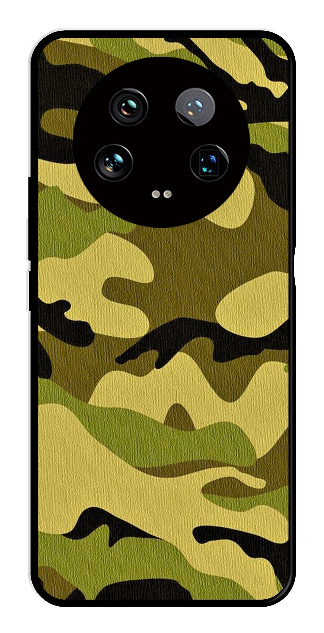 Army Pattern Metal Mobile Case for Xiaomi 14 Ultra 5G Army Pattern Metal Mobile Case for Xiaomi 14 Ultra 5G (Design No -35)