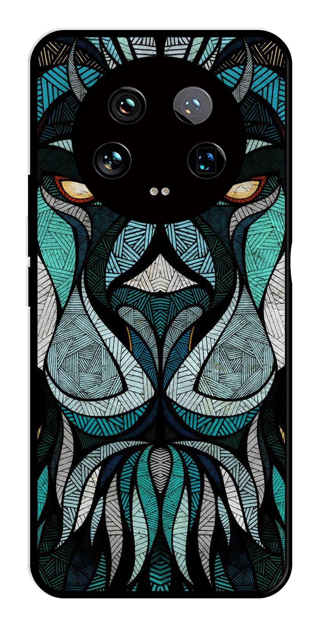 Lion Pattern Metal Mobile Case for Xiaomi 14 Ultra 5G Lion Pattern Metal Mobile Case for Xiaomi 14 Ultra 5G (Design No -40)